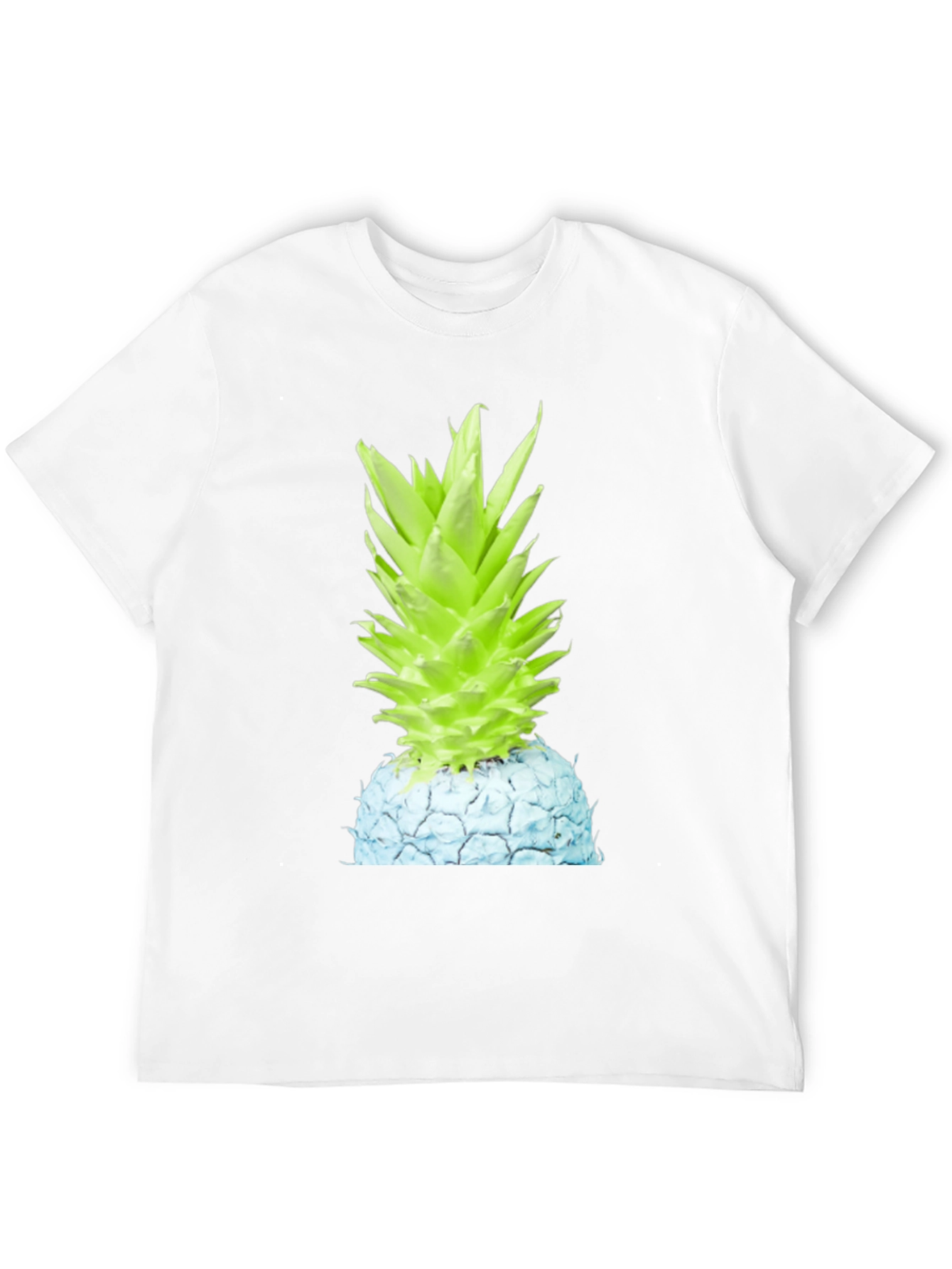 Neon Pineapple Graphic Tee - Unisex Black T-Shirt