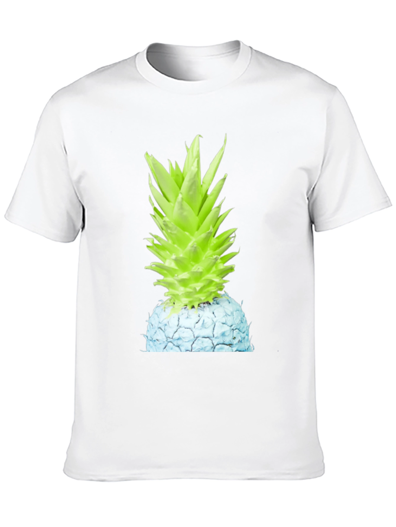 Neon Pineapple Graphic Tee - Unisex Black T-Shirt