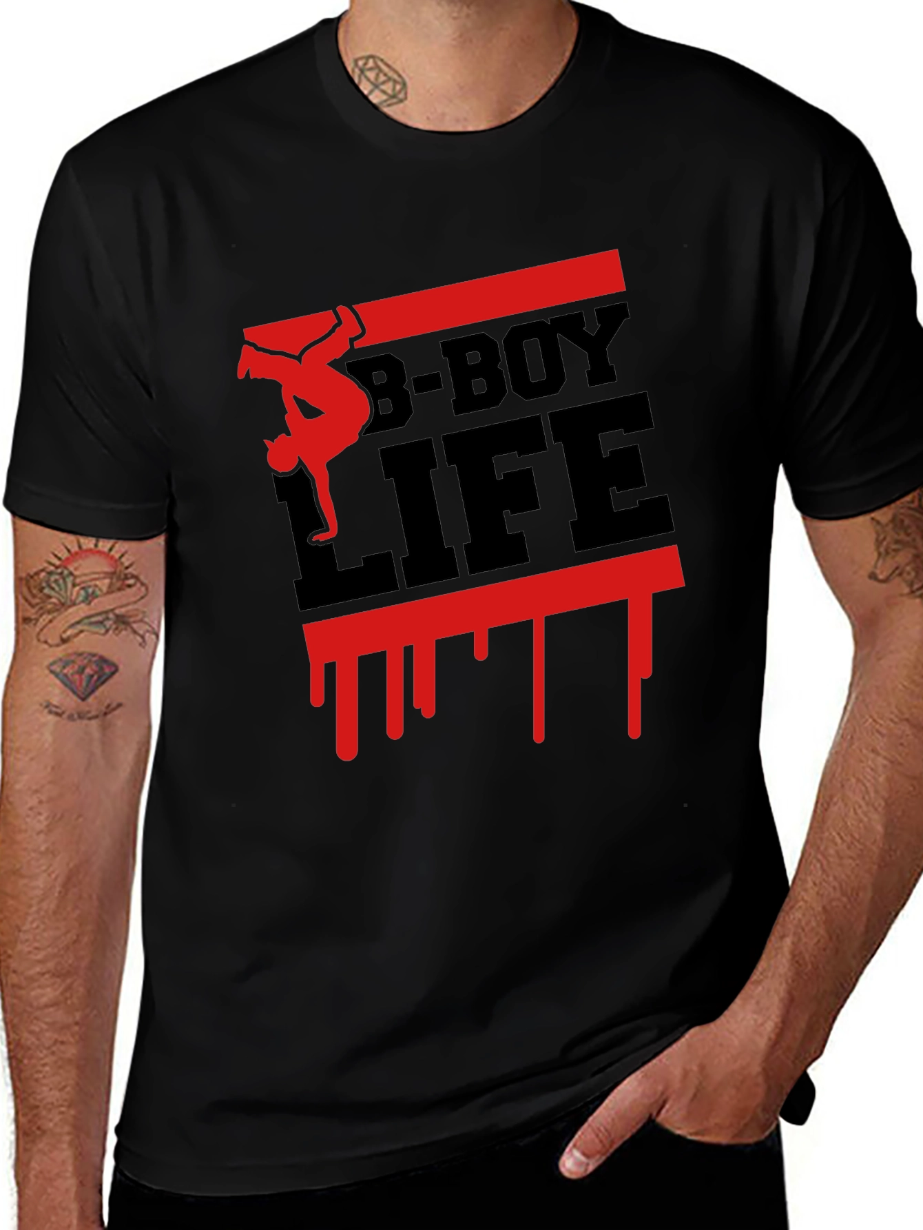 B-Boy Life Graphic Tee - Urban Streetwear Fashion