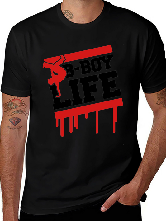 B-Boy Life Graphic Tee - Urban Streetwear Fashion