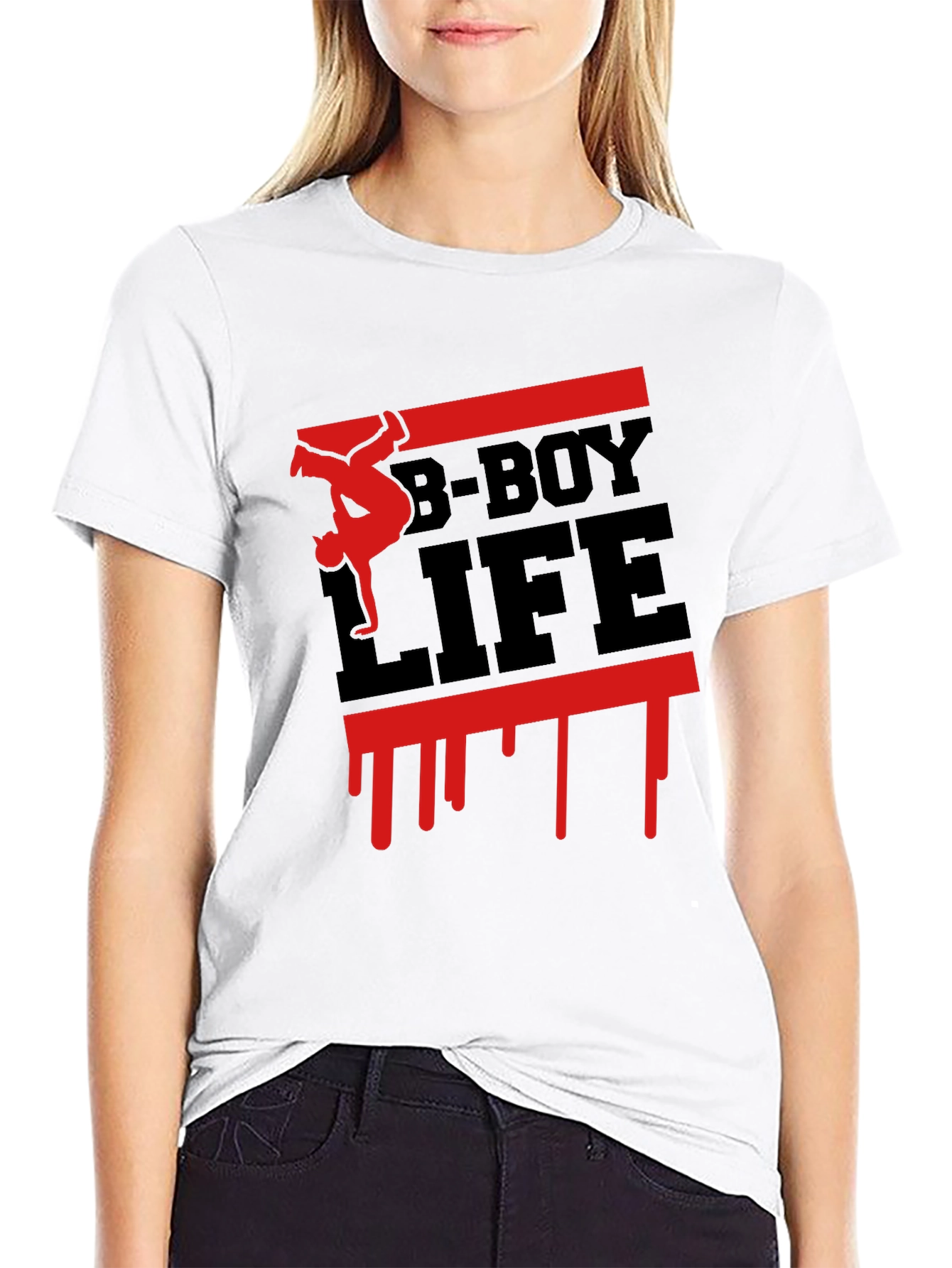 B-Boy Life Graphic Tee - Urban Streetwear Fashion