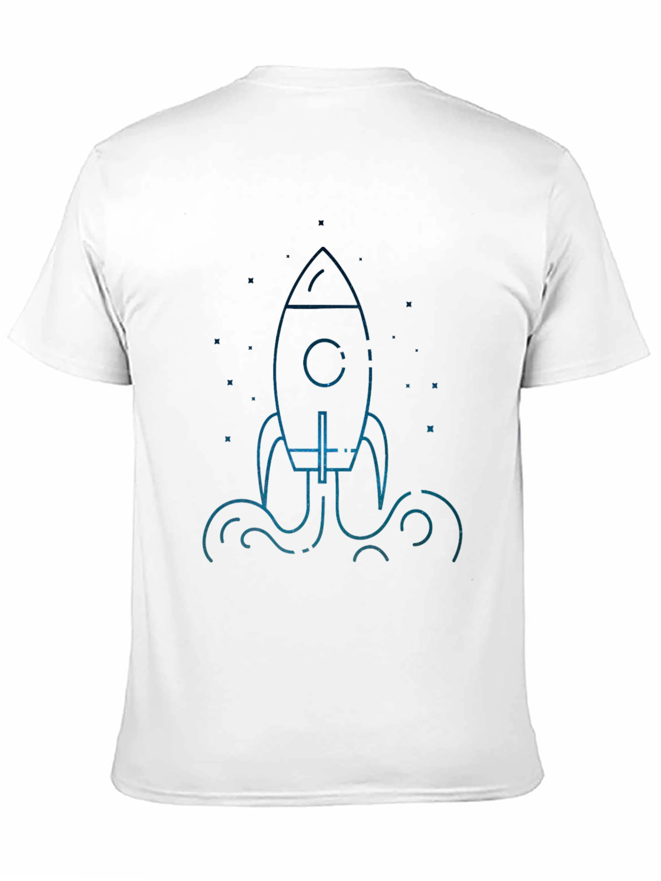 Rocket Launch Graphic Black T-Shirt