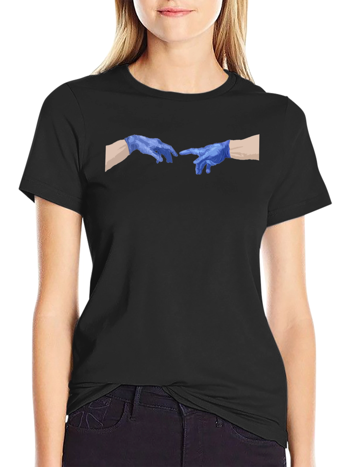 Creation of Adam Covid T-Shirt - Black