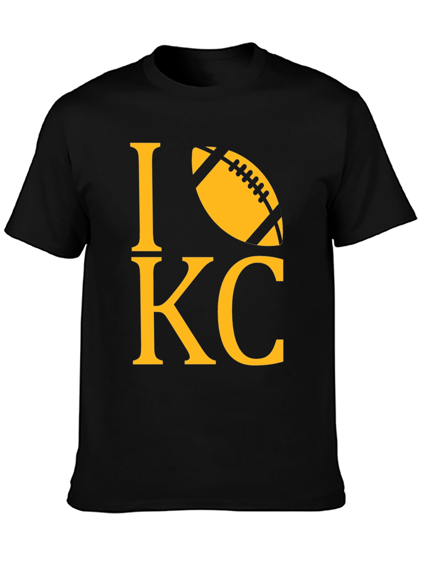 I Love KC Football T-Shirt