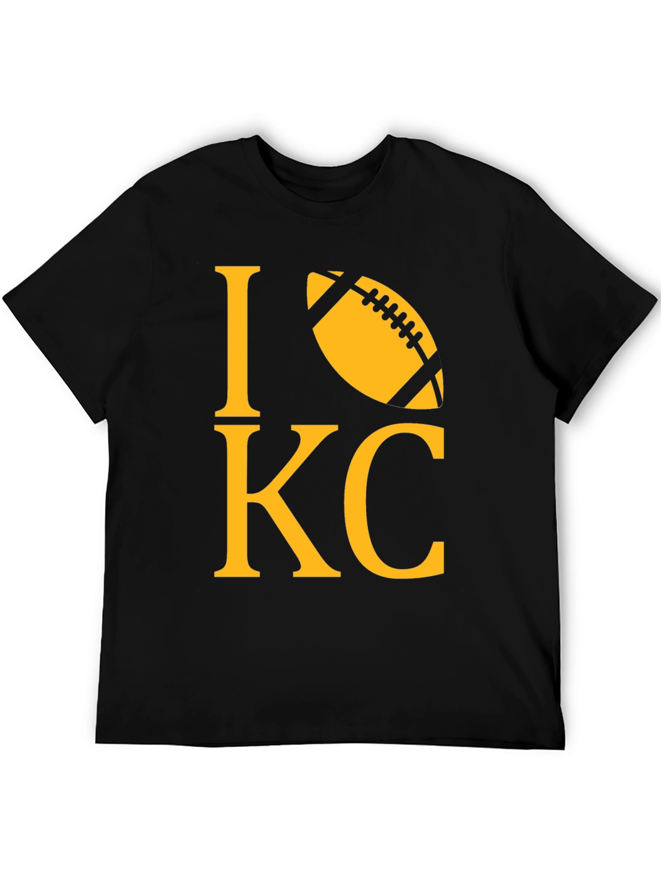 I Love KC Football T-Shirt
