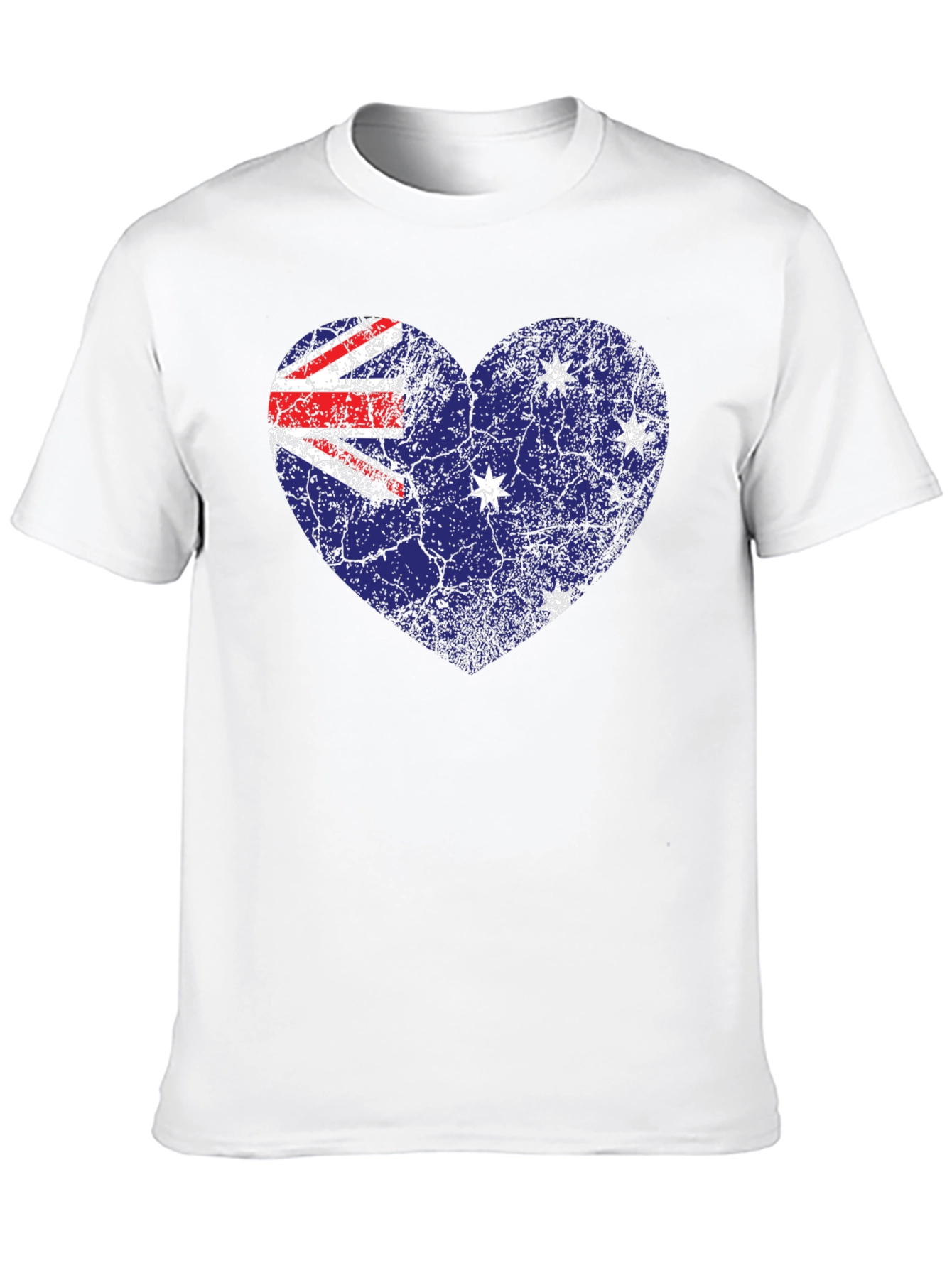 Australia Flag Heart T-Shirt