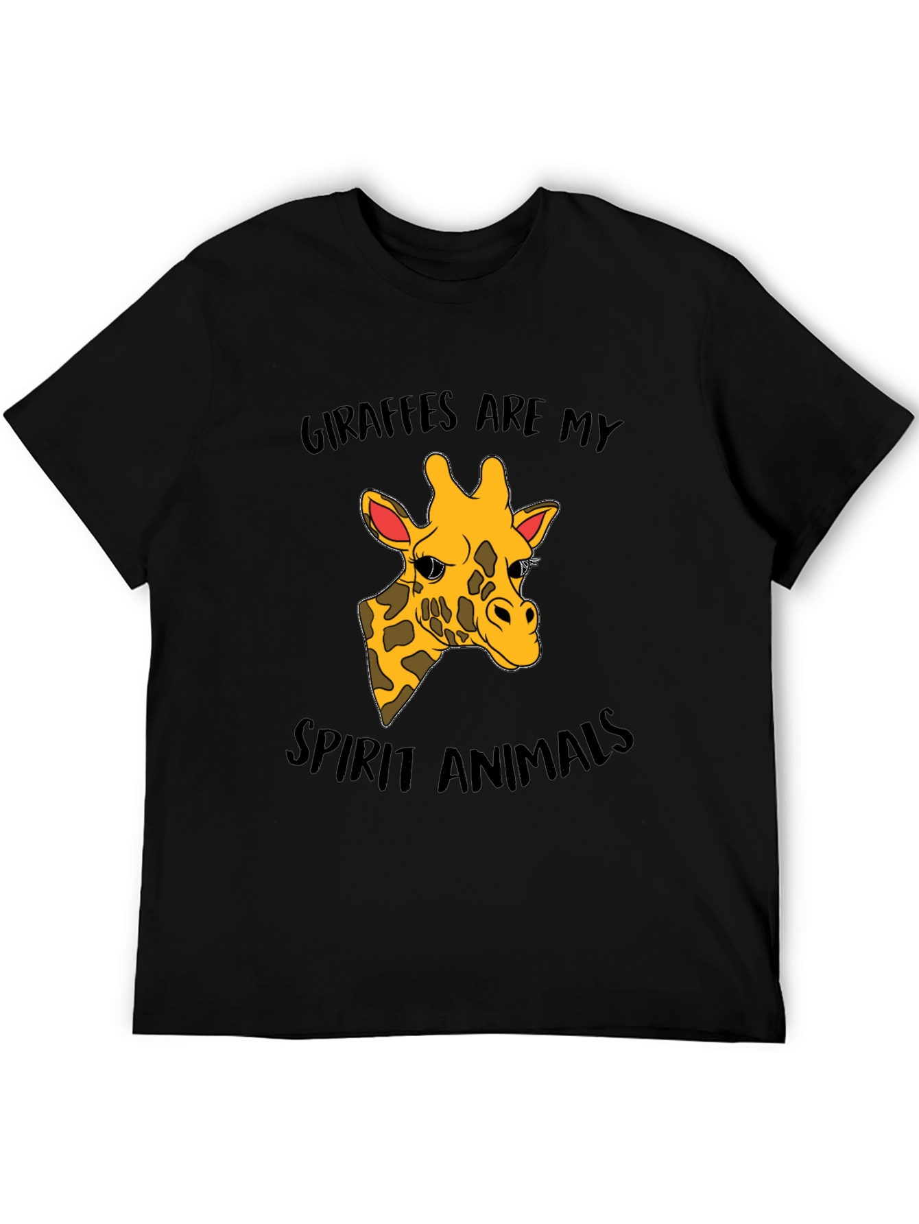 Giraffe Spirit Animal Graphic T-Shirt