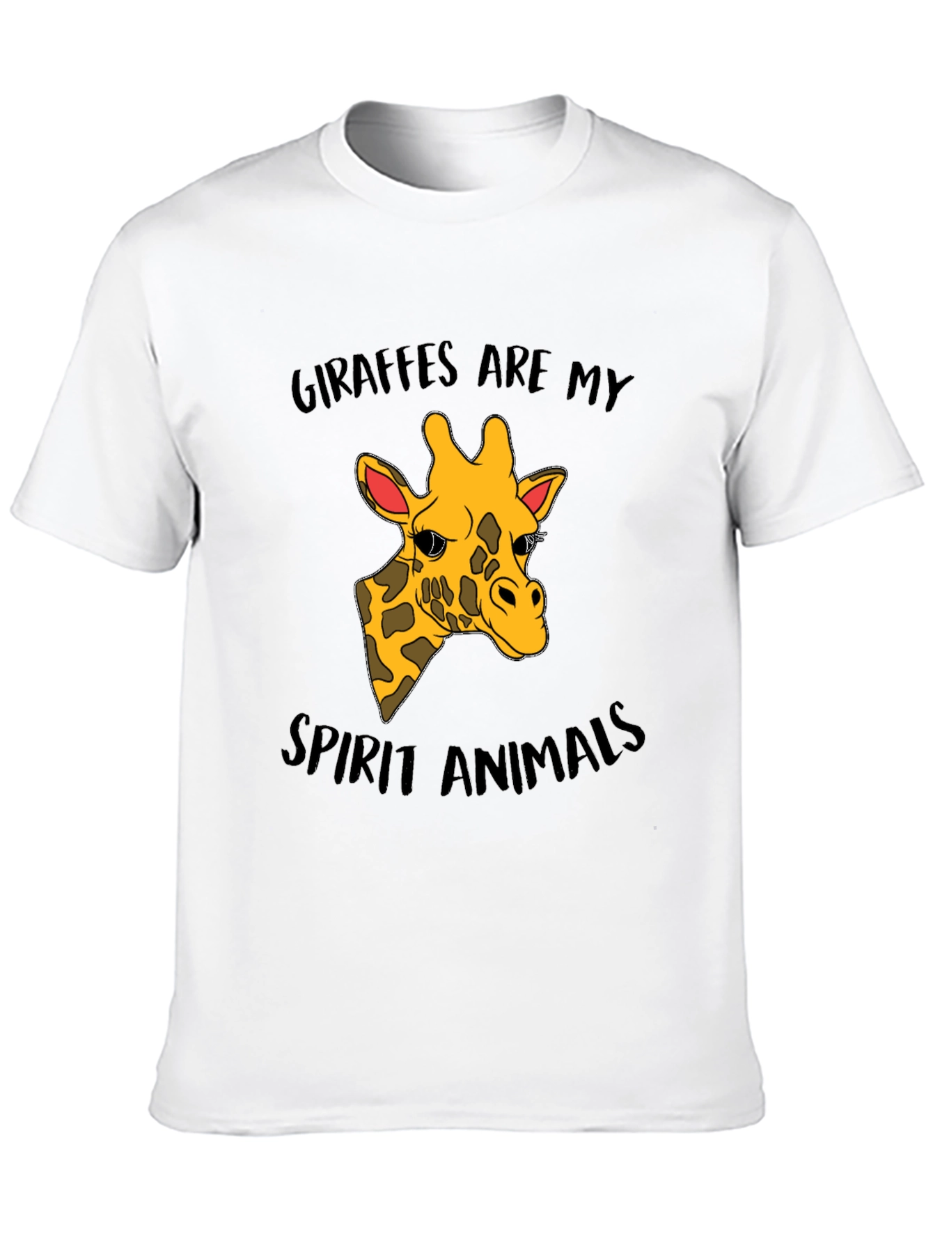 Giraffe Spirit Animal Graphic T-Shirt