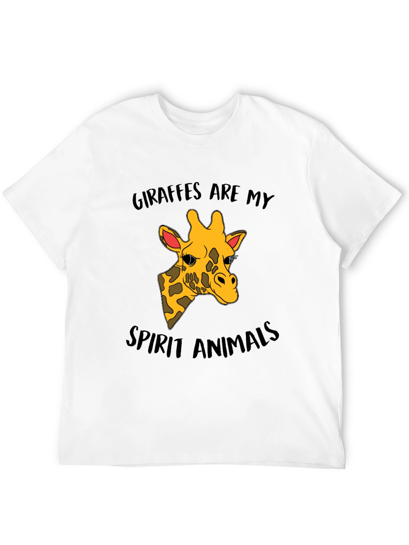 Giraffe Spirit Animal Graphic T-Shirt