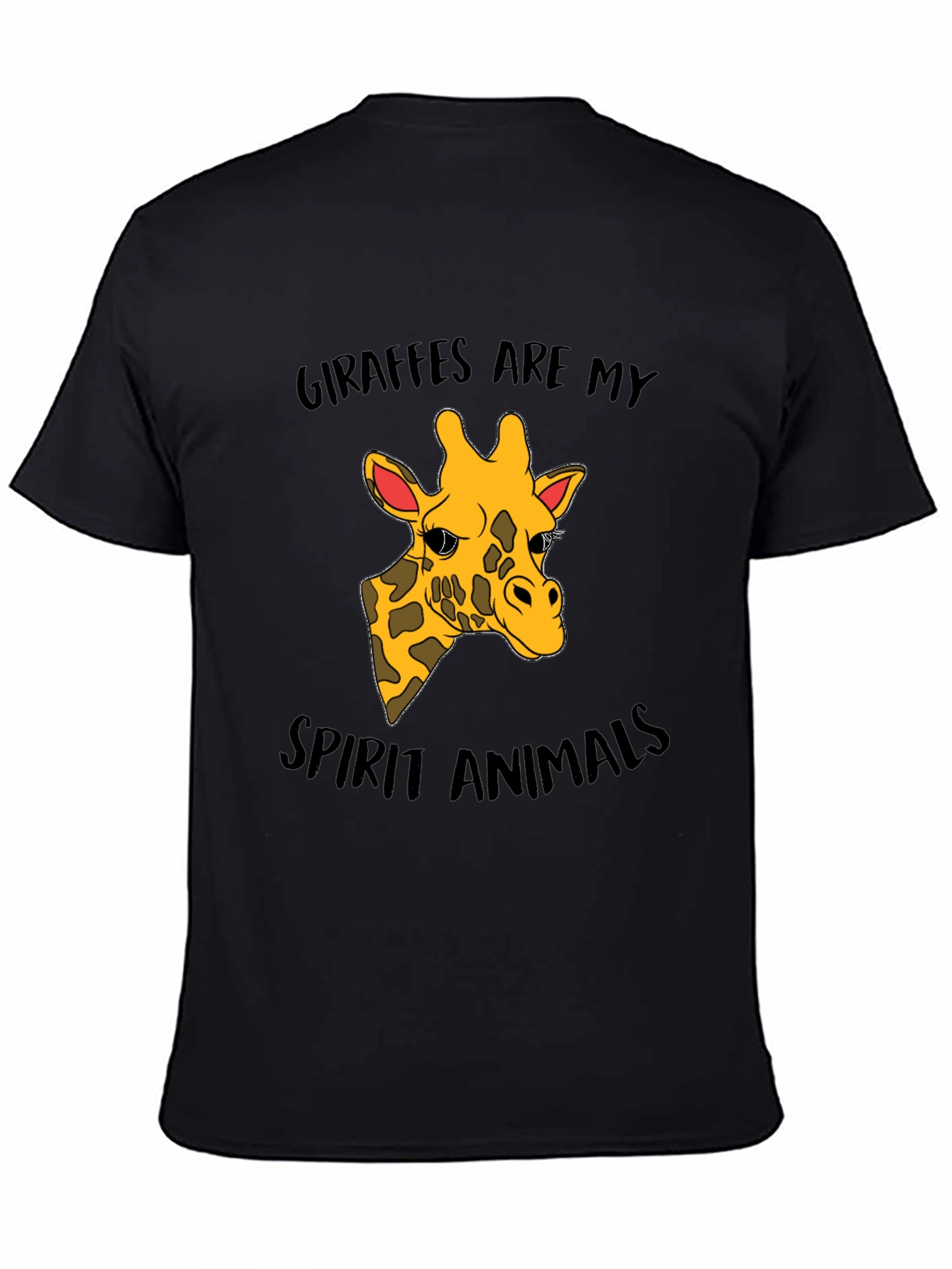 Giraffe Spirit Animal Graphic T-Shirt