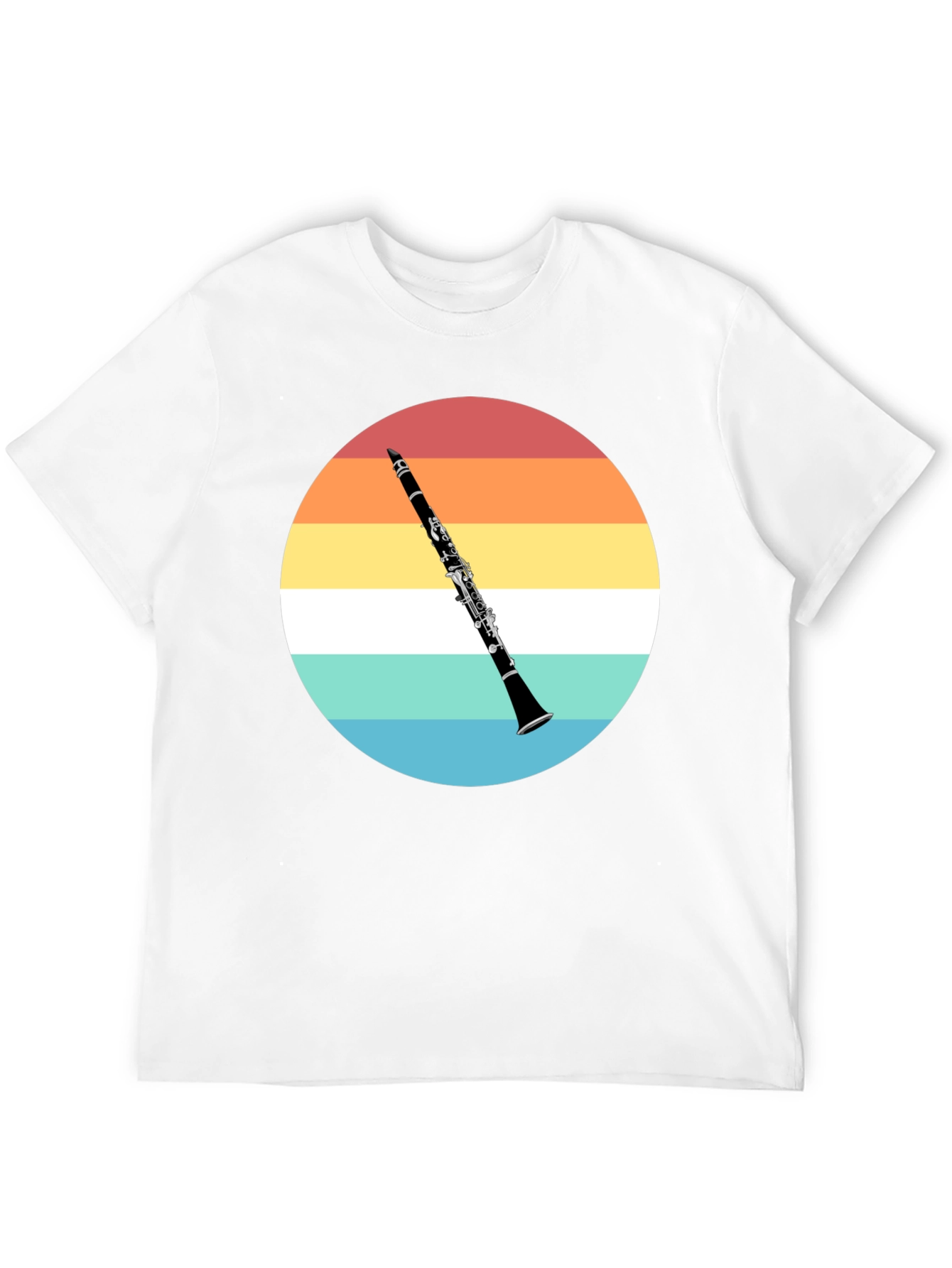 Clarinet Sunset T-Shirt - Musician Gift