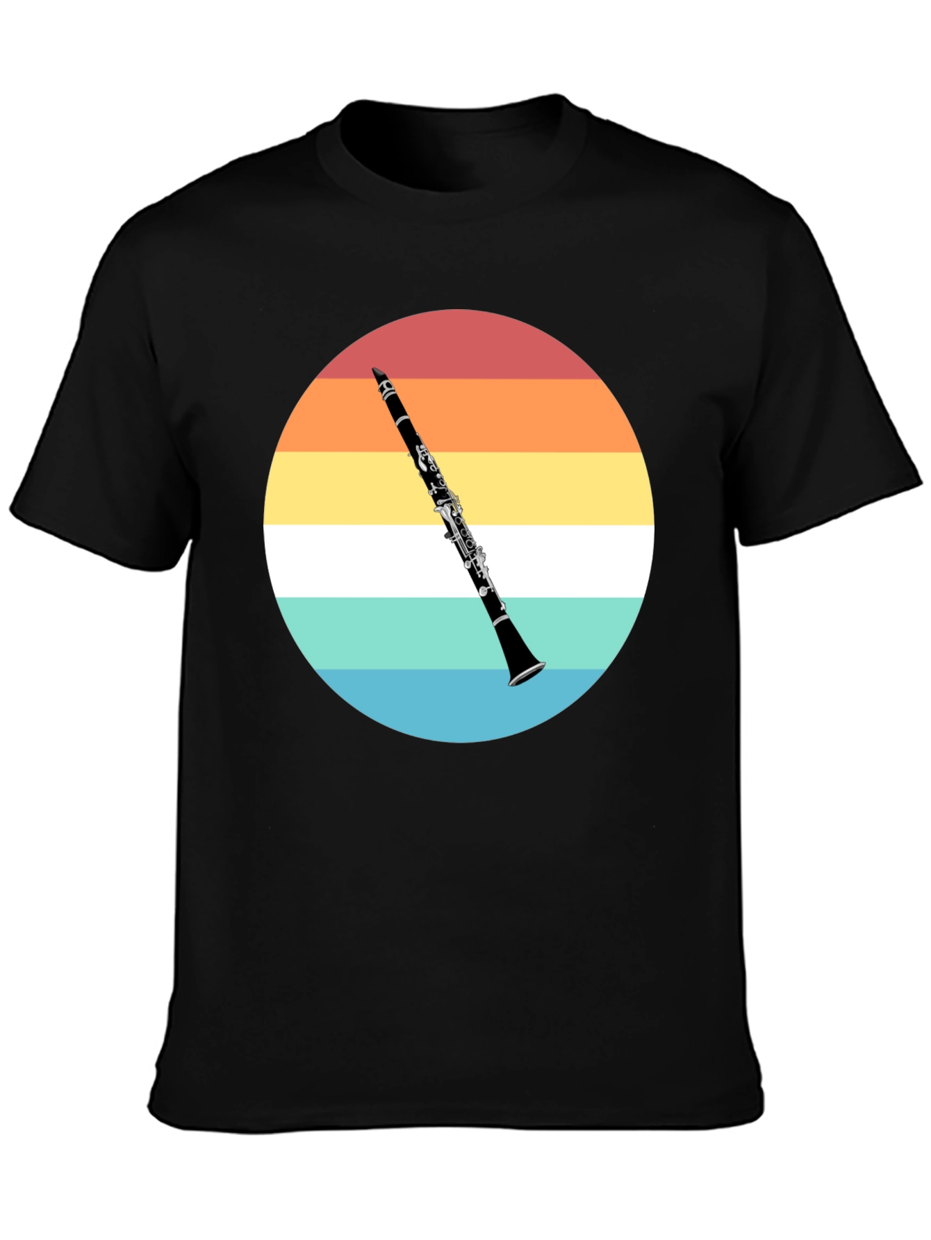 Clarinet Sunset T-Shirt - Musician Gift