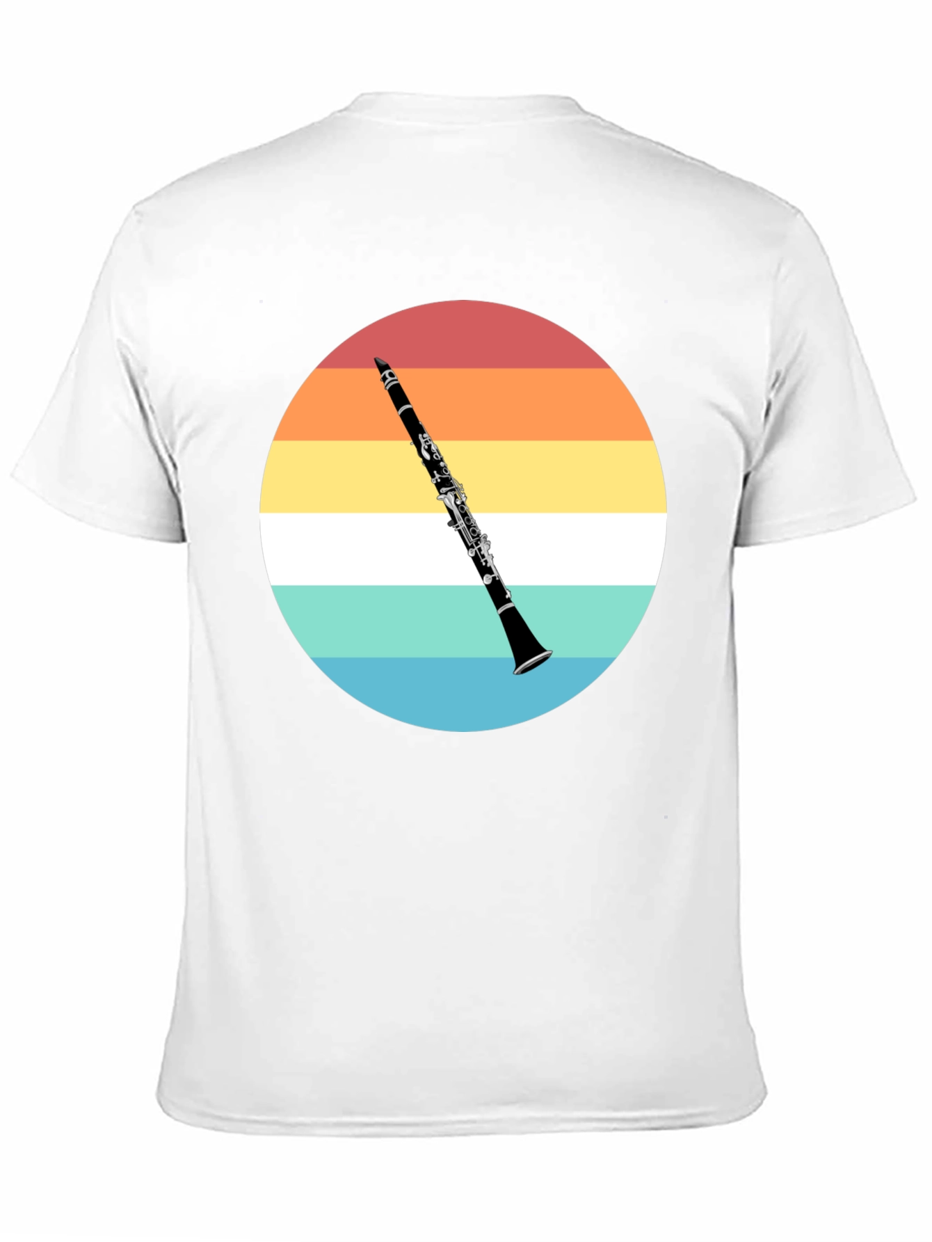 Clarinet Sunset T-Shirt - Musician Gift
