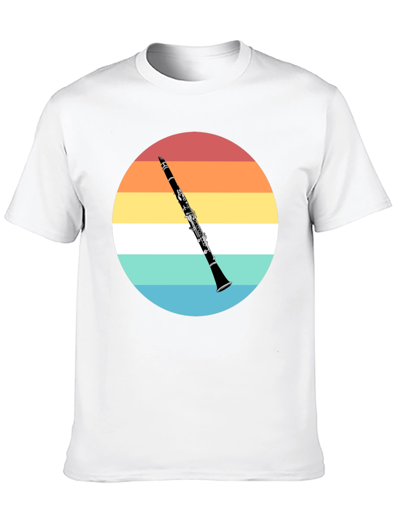 Clarinet Sunset T-Shirt - Musician Gift
