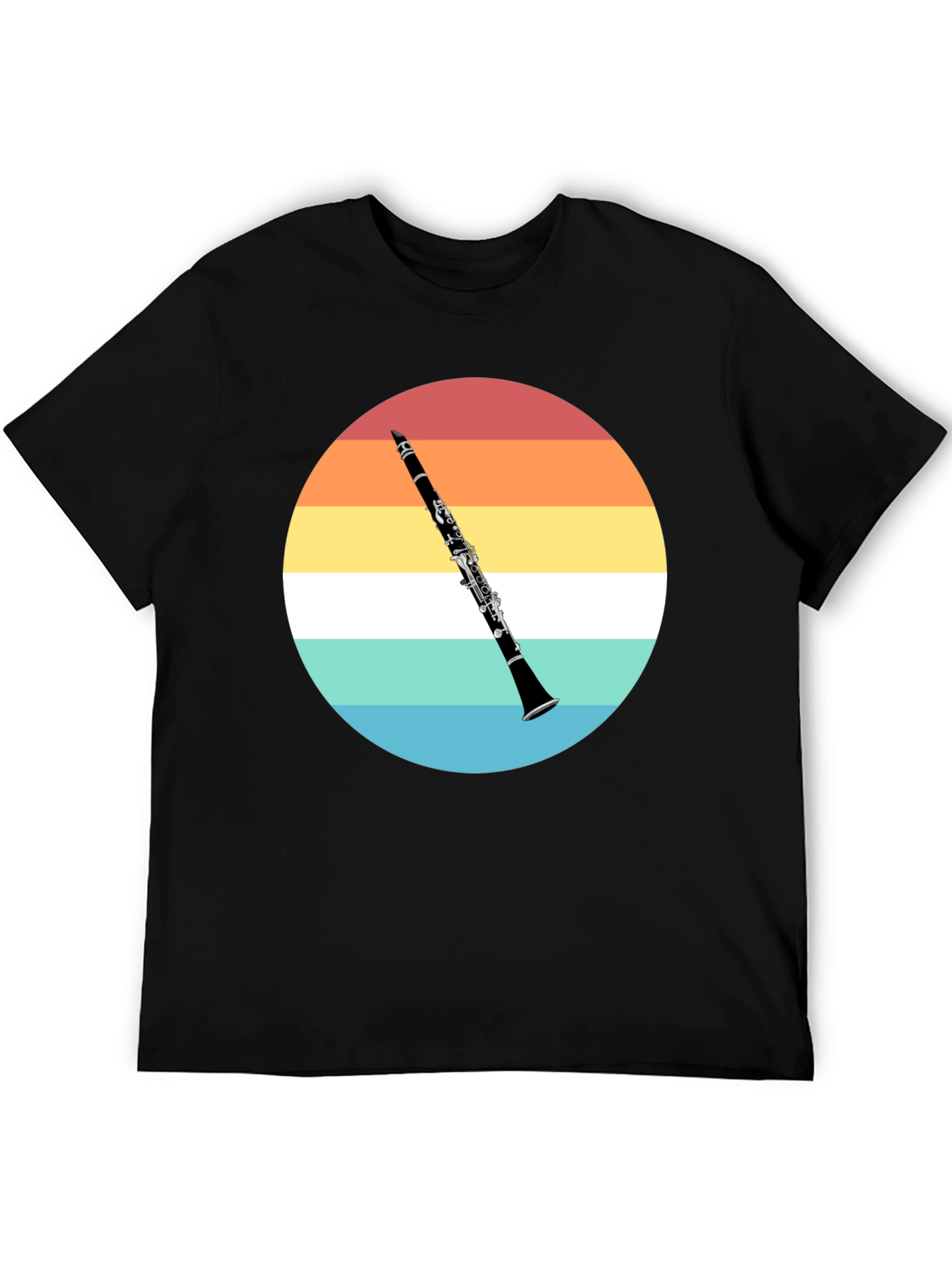 Clarinet Sunset T-Shirt - Musician Gift