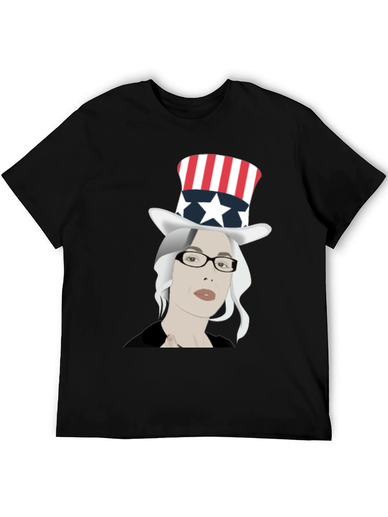 Uncle Sam Hat T-Shirt - Patriotic Design