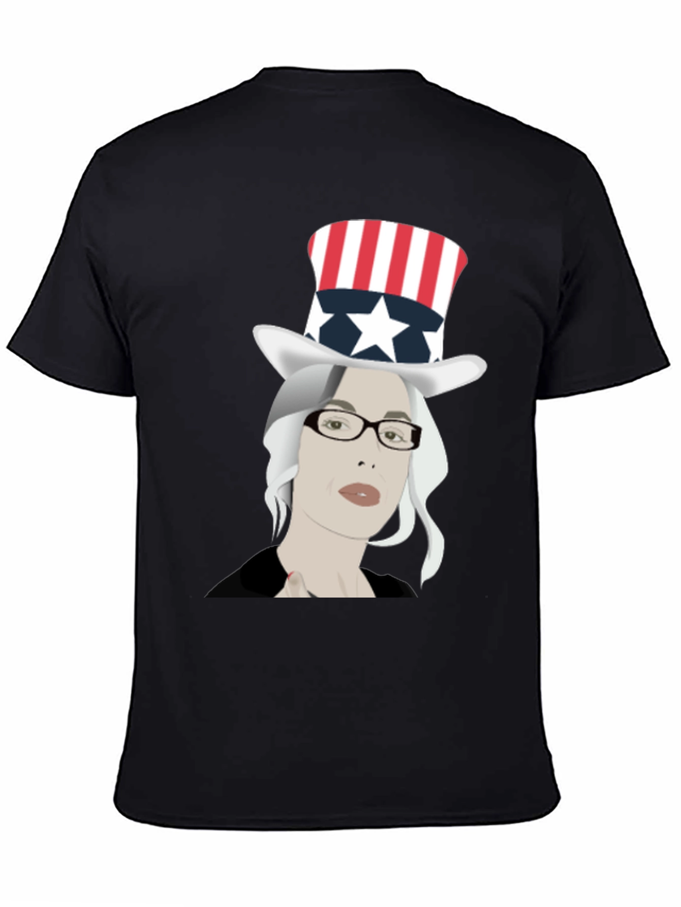 Uncle Sam Hat T-Shirt - Patriotic Design