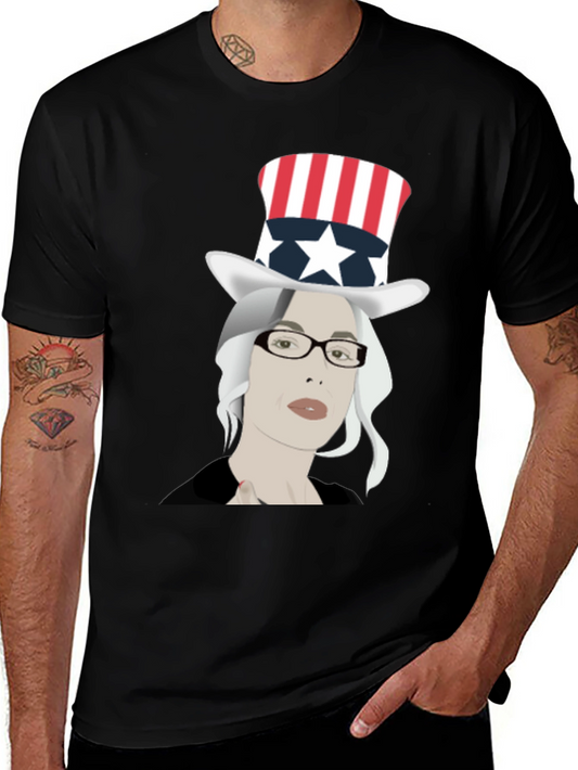 Uncle Sam Hat T-Shirt - Patriotic Design