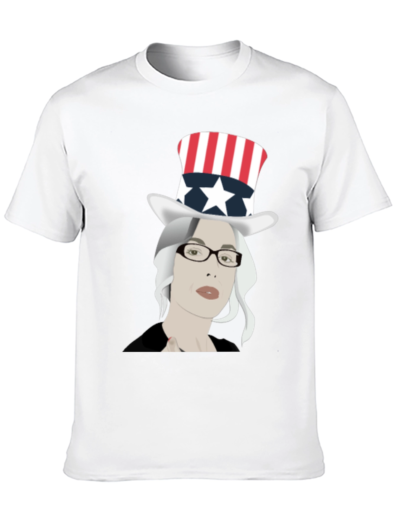 Uncle Sam Hat T-Shirt - Patriotic Design