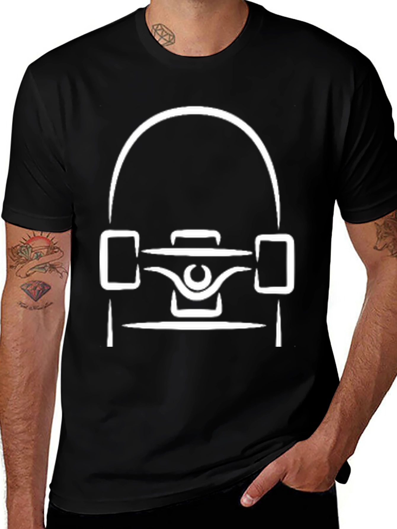 Skateboard Graphic Tee - Stylish Skateboarding T-Shirt