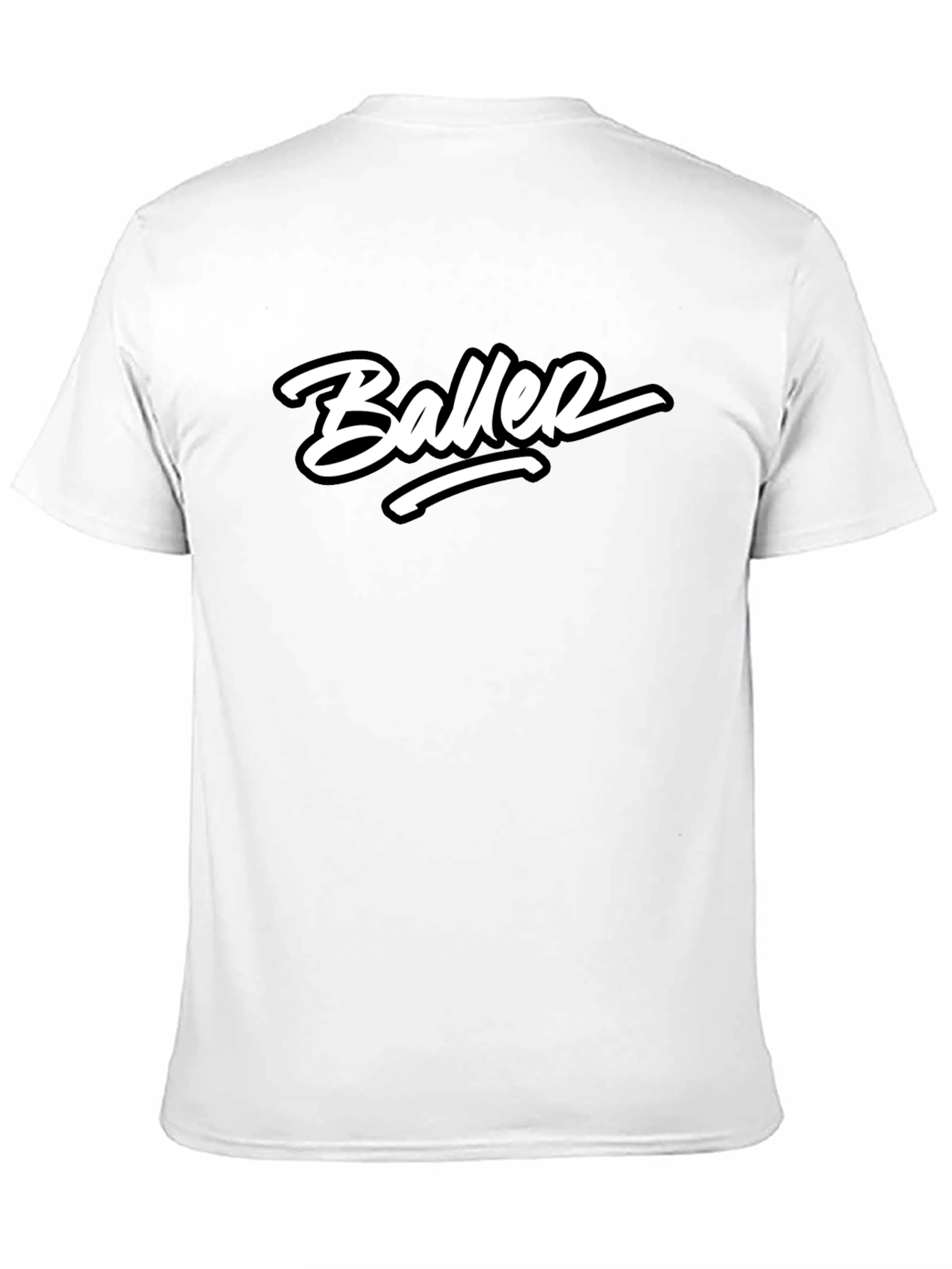Baller Graphic Tee - Stylish Black T-Shirt