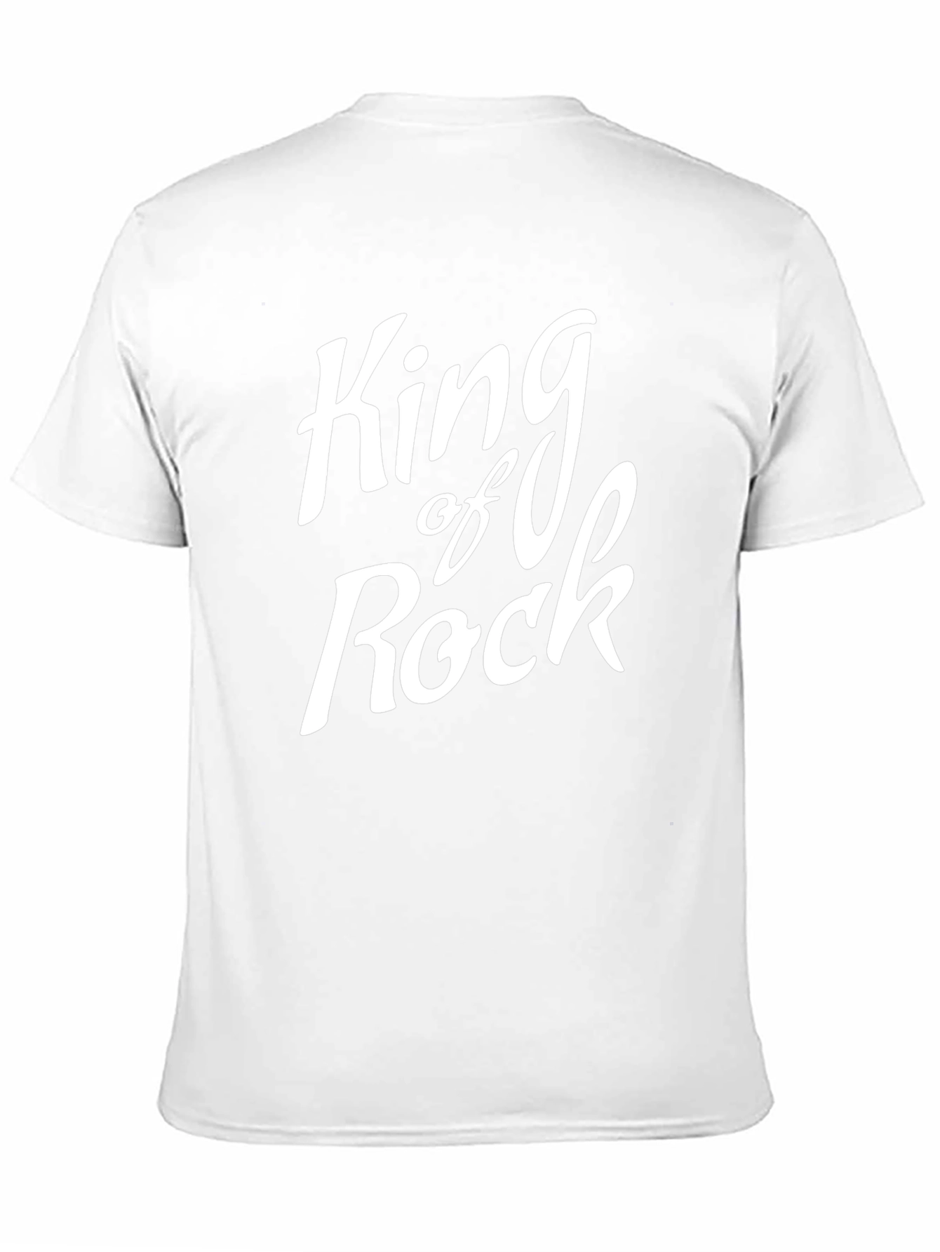 King of Rock Graphic Tee - Black Cotton T-Shirt