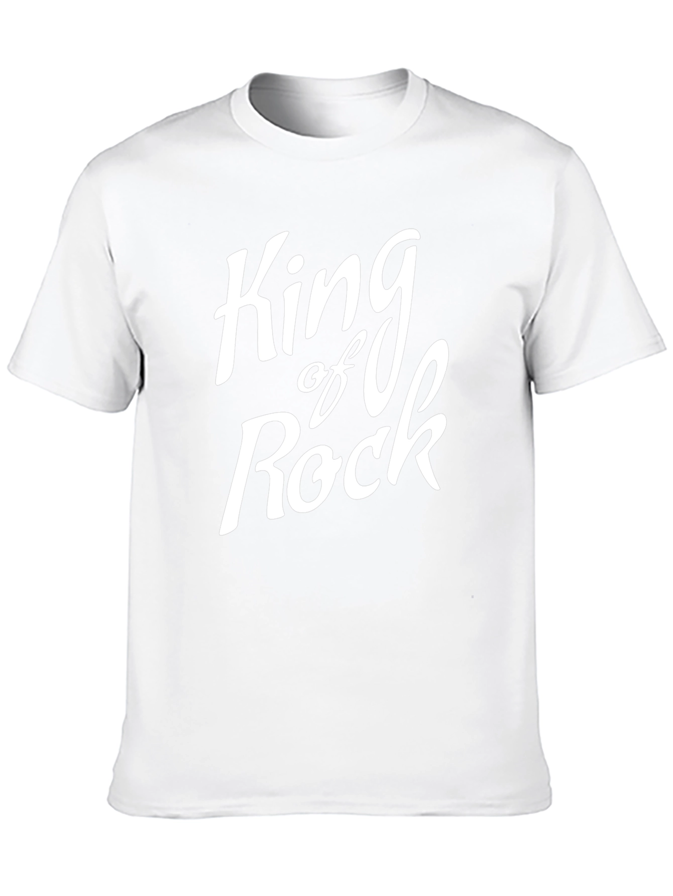 King of Rock Graphic Tee - Black Cotton T-Shirt