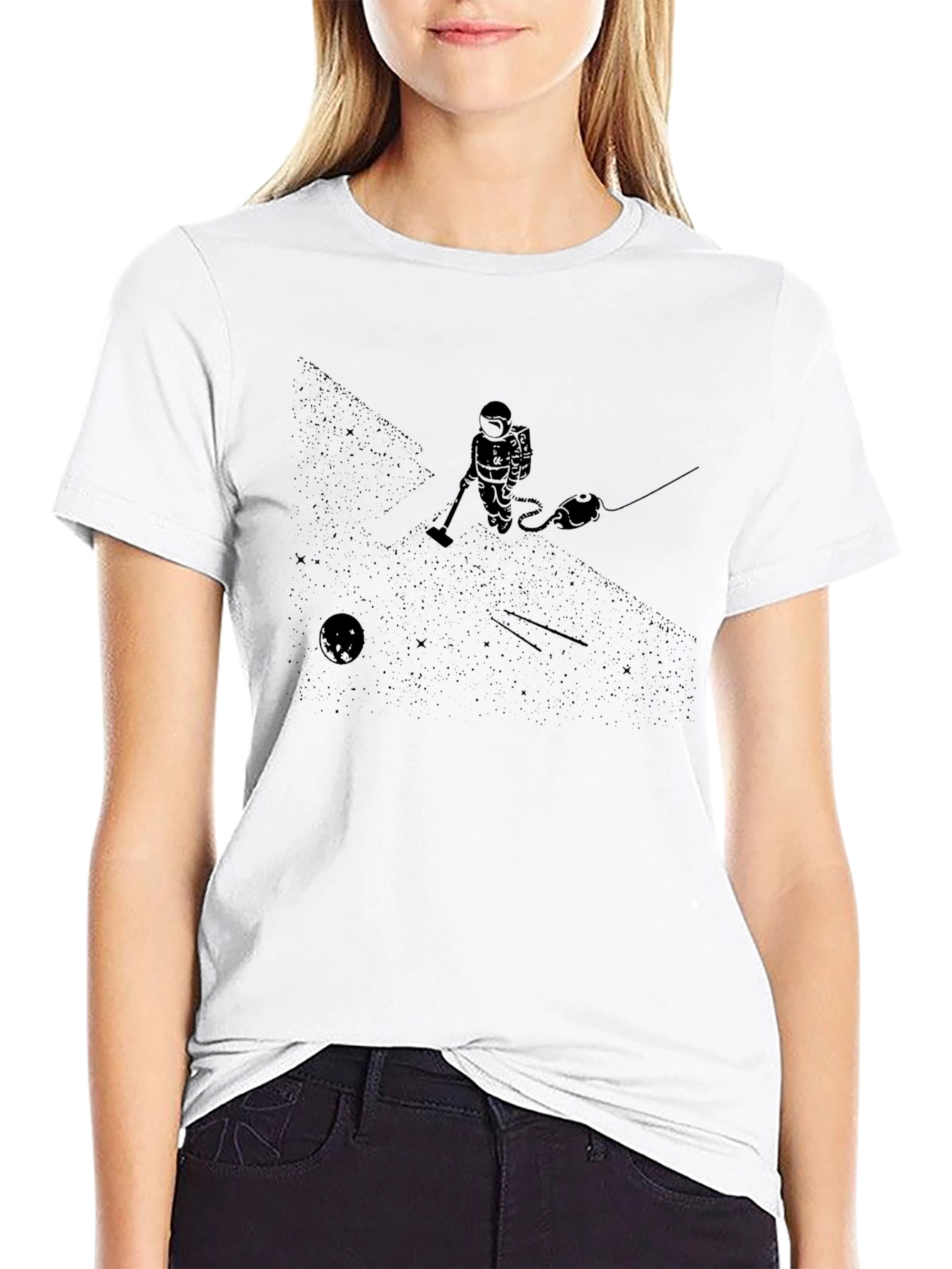Cosmic Vacuum Crew Neck T-Shirt