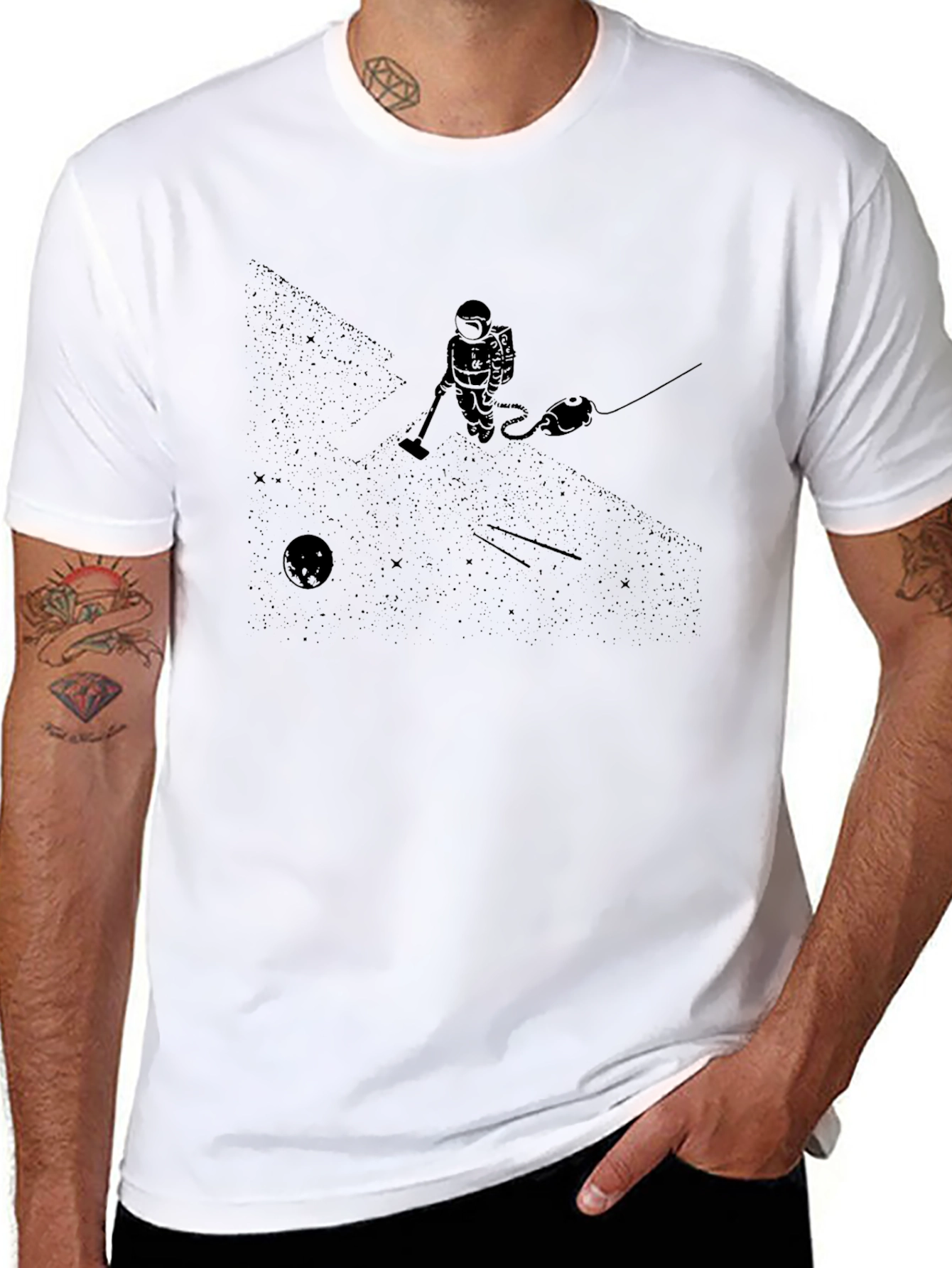 Cosmic Vacuum Crew Neck T-Shirt