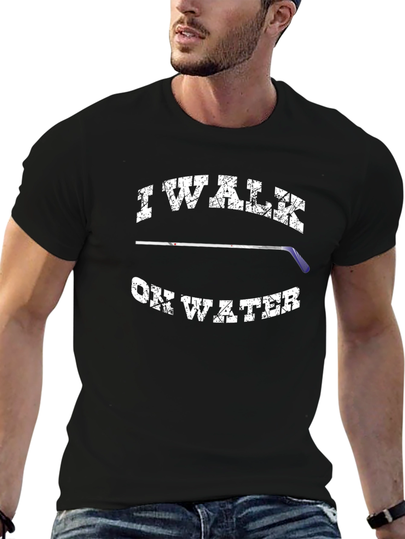 I WALK ON WATER - Hockey T-Shirt