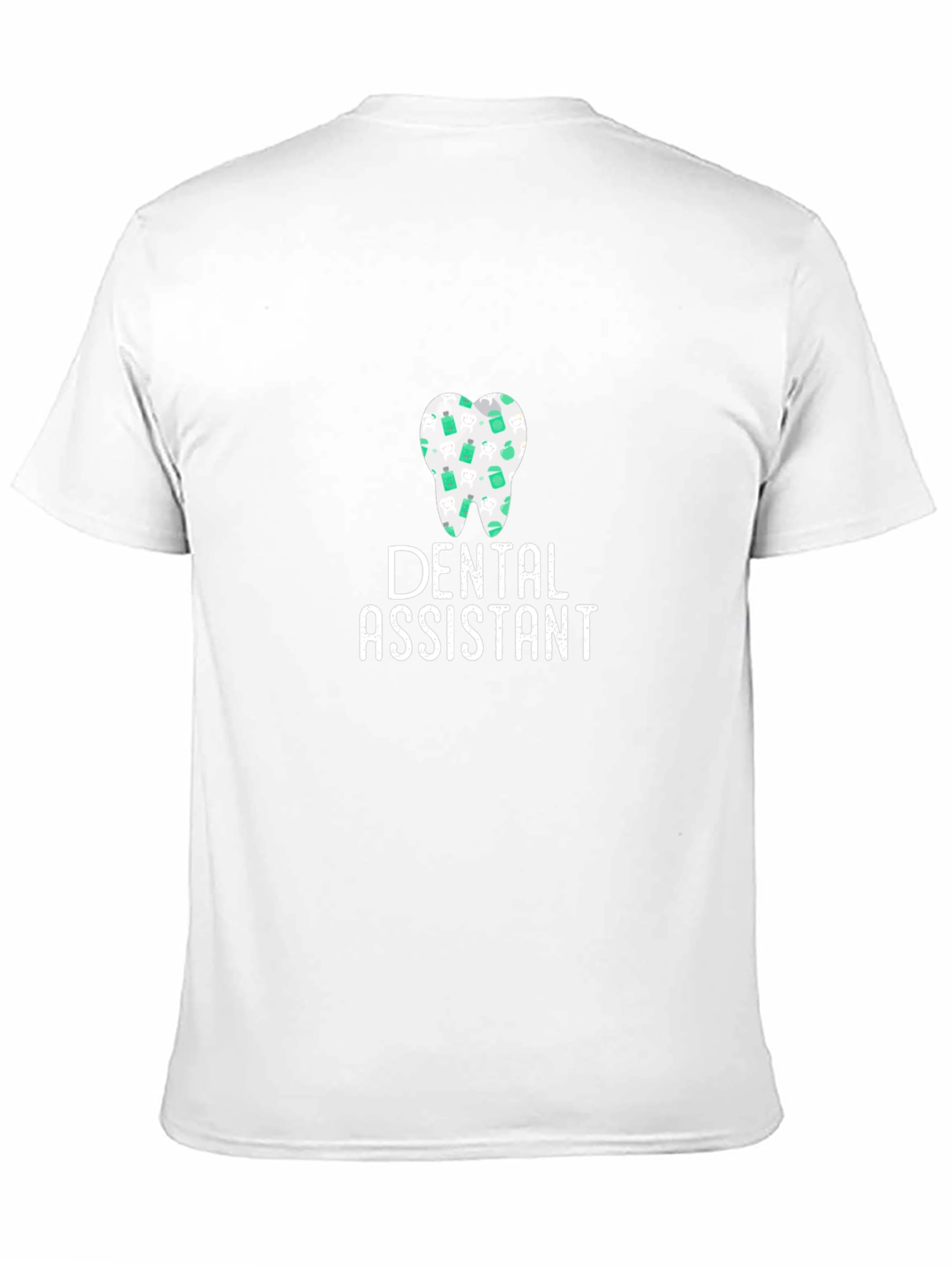 Dental Assistant Tooth Graphic Black T-Shirt