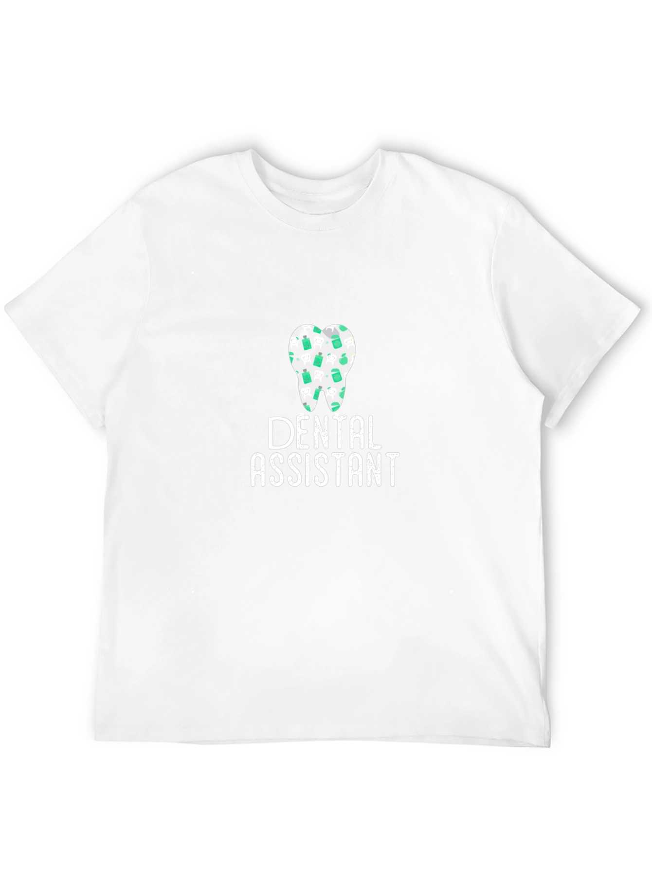 Dental Assistant Tooth Graphic Black T-Shirt