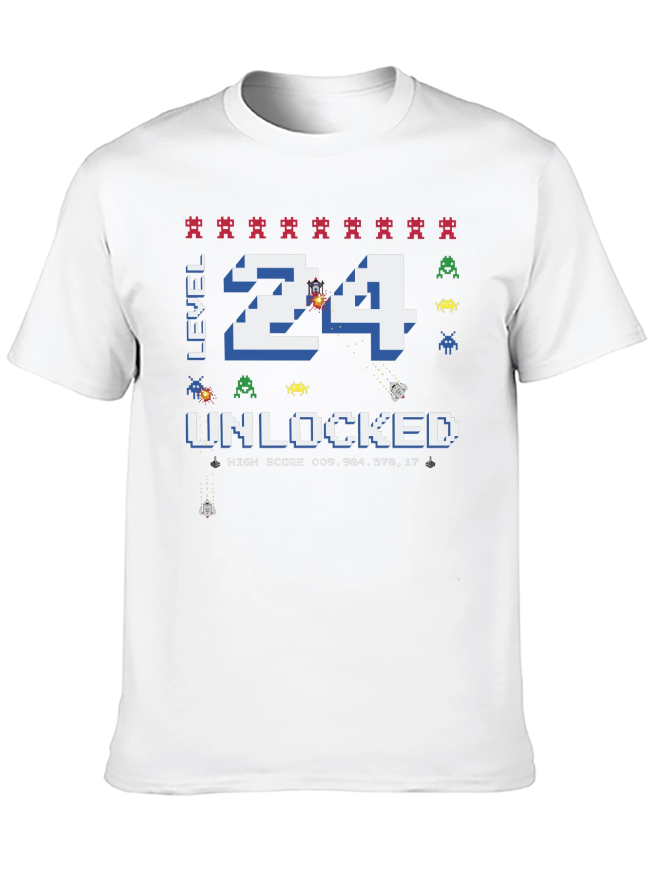Level 24 Unlocked T-Shirt - Gamer Birthday Tee