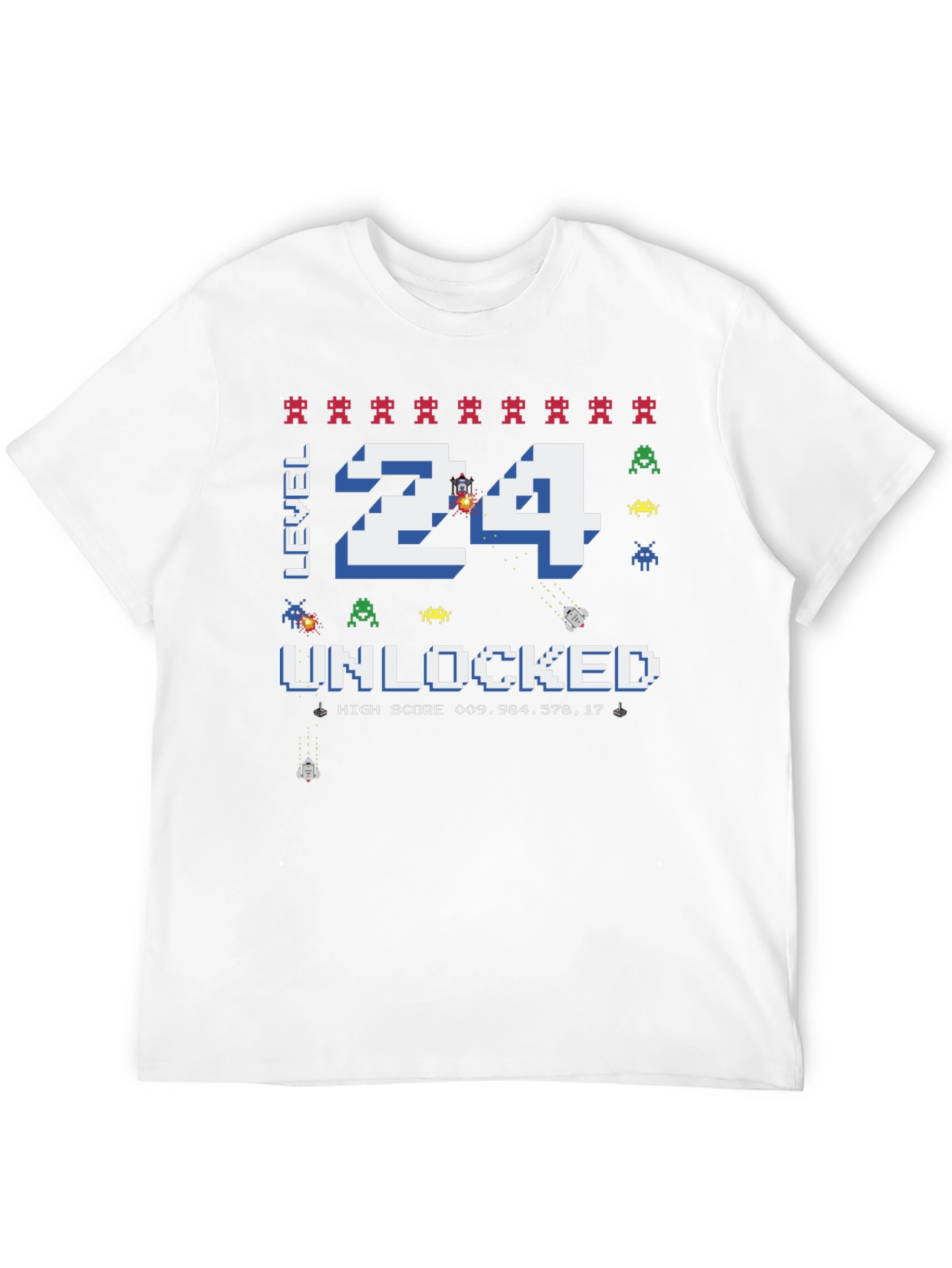 Level 24 Unlocked T-Shirt - Gamer Birthday Tee