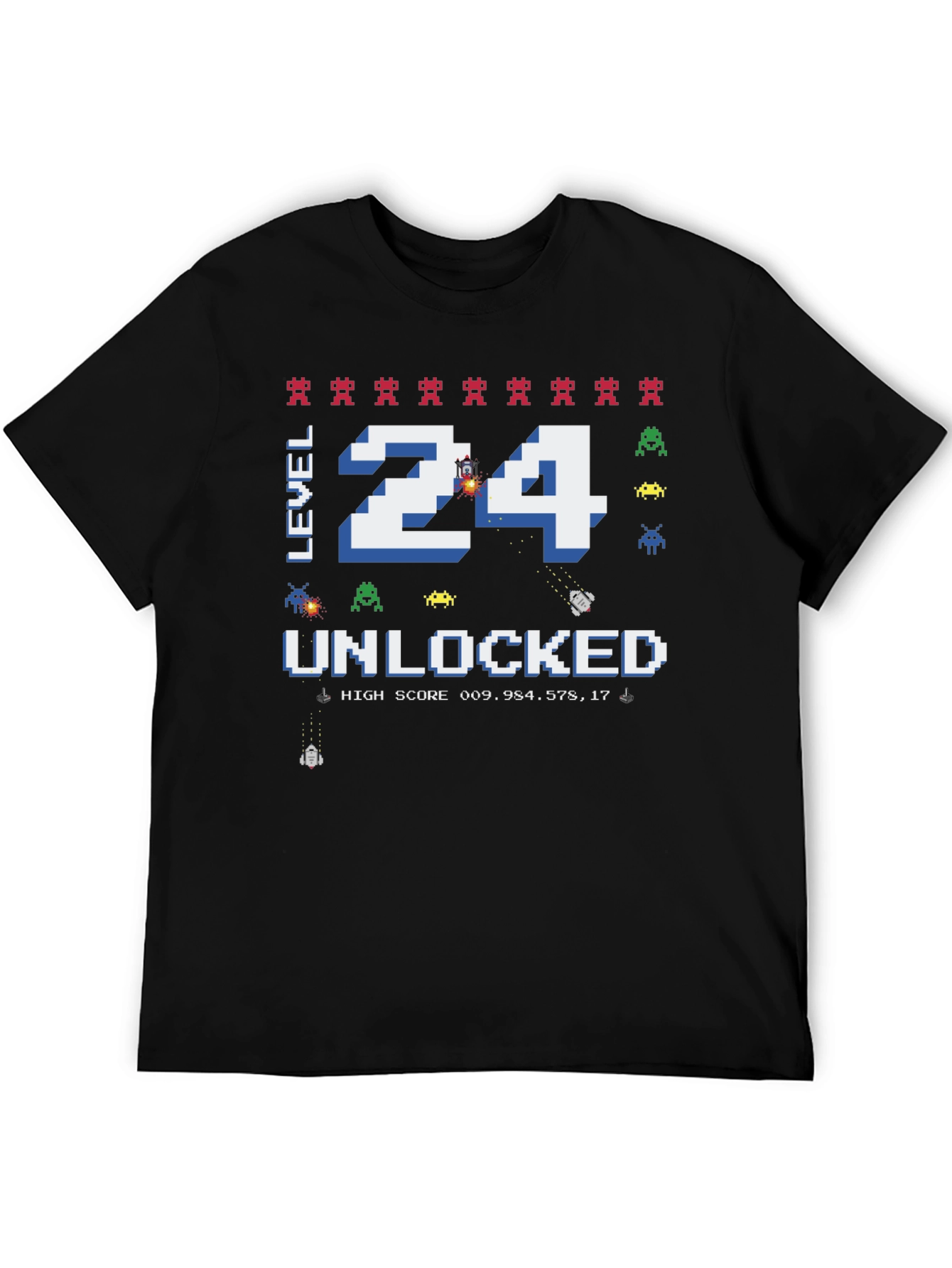 Level 24 Unlocked T-Shirt - Gamer Birthday Tee