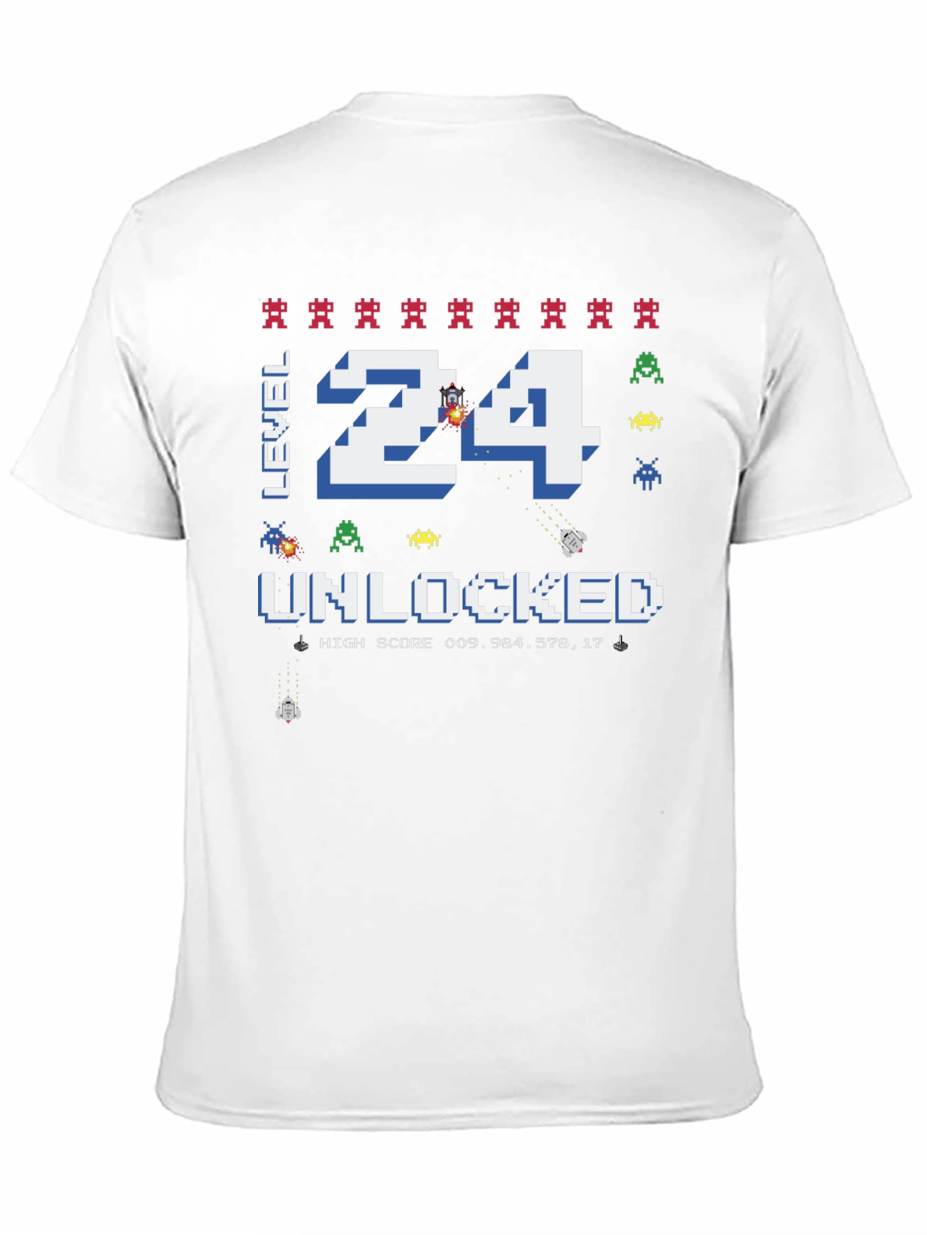 Level 24 Unlocked T-Shirt - Gamer Birthday Tee