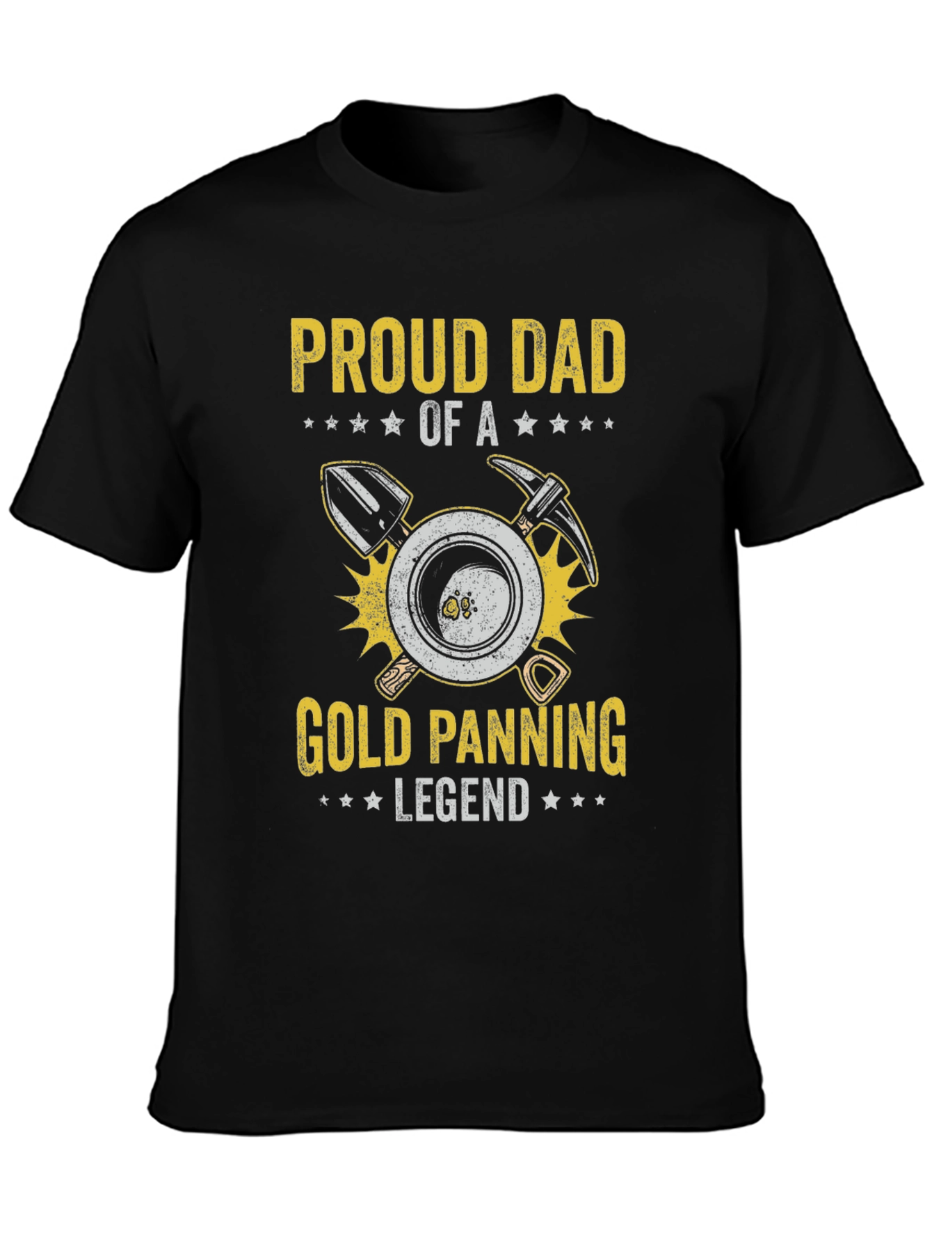 Proud Dad Gold Panning Legend Tee