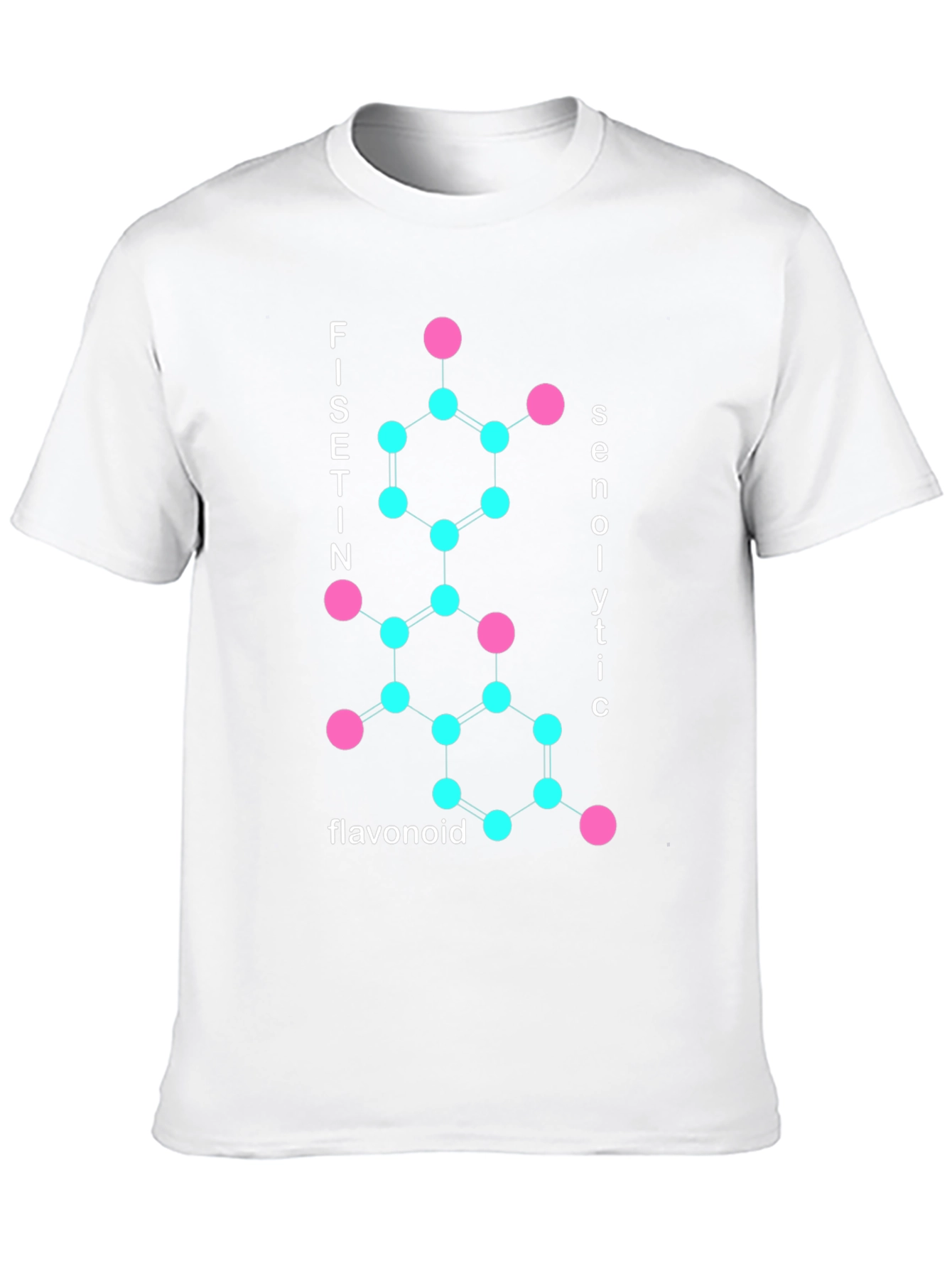 Fisetin Senolytic Molecule Graphic T-Shirt
