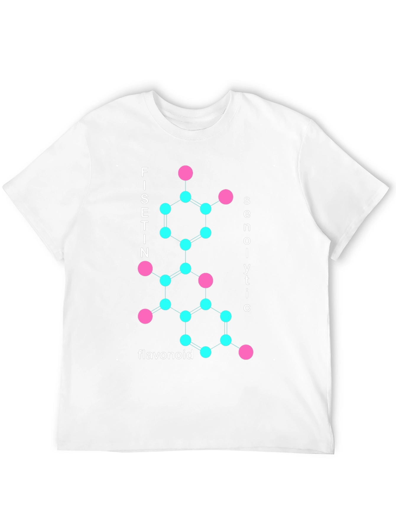 Fisetin Senolytic Molecule Graphic T-Shirt