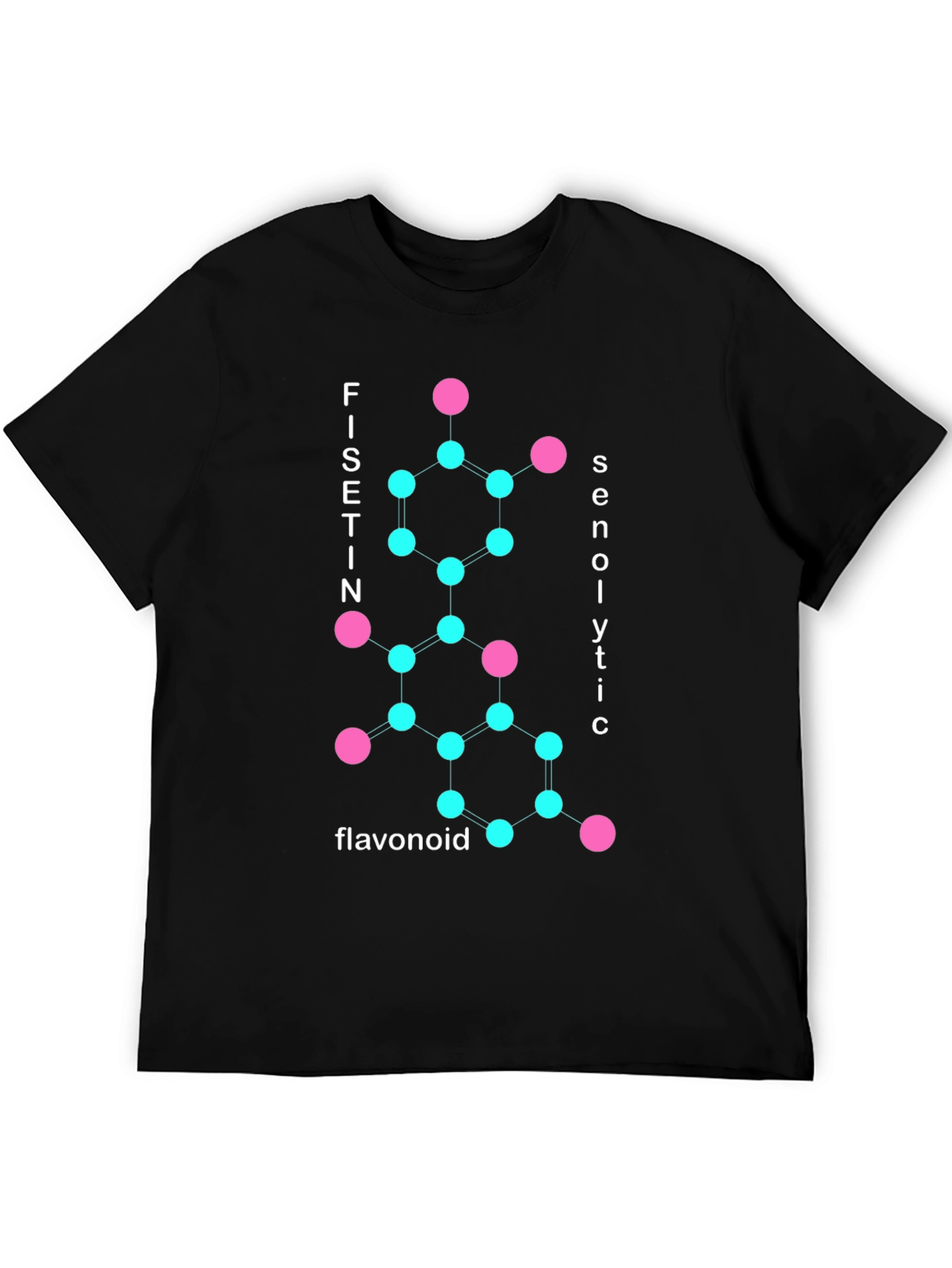 Fisetin Senolytic Molecule Graphic T-Shirt