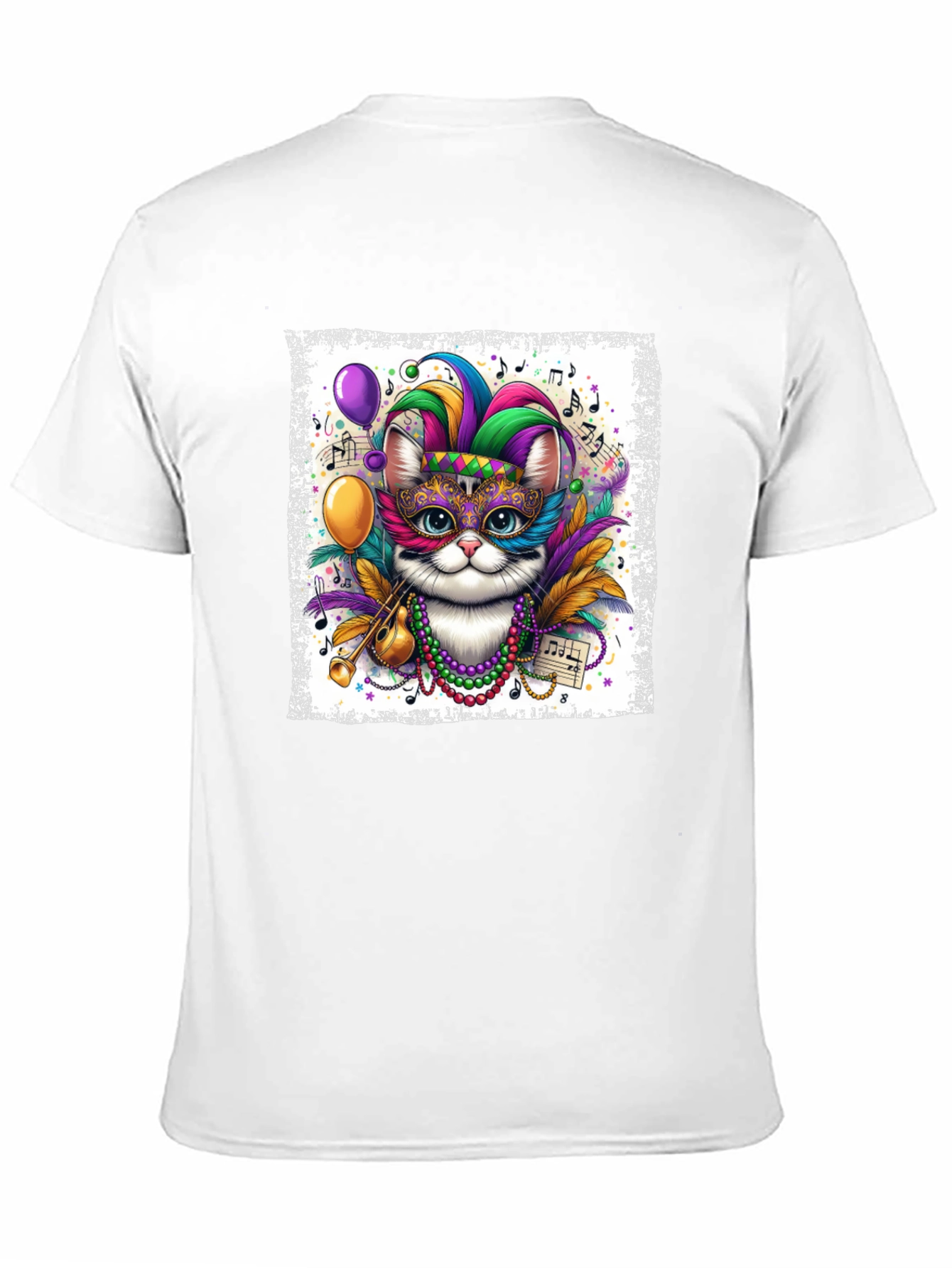 Mardi Gras Cat T-Shirt