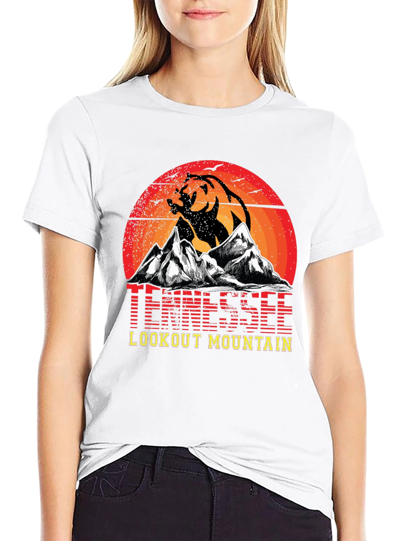 Tennessee Lookout Mountain Bear Graphic T-Shirt