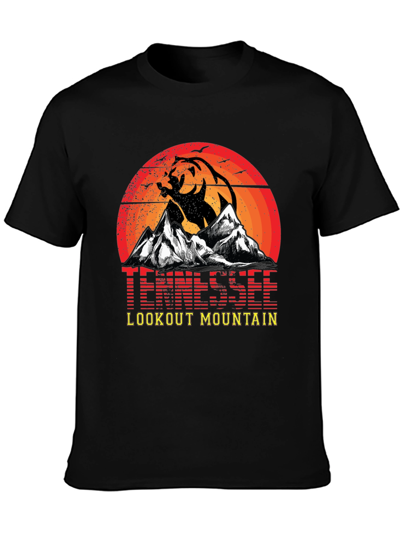 Tennessee Lookout Mountain Bear Graphic T-Shirt