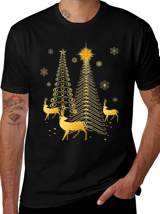 Festive Christmas Deer T-Shirt