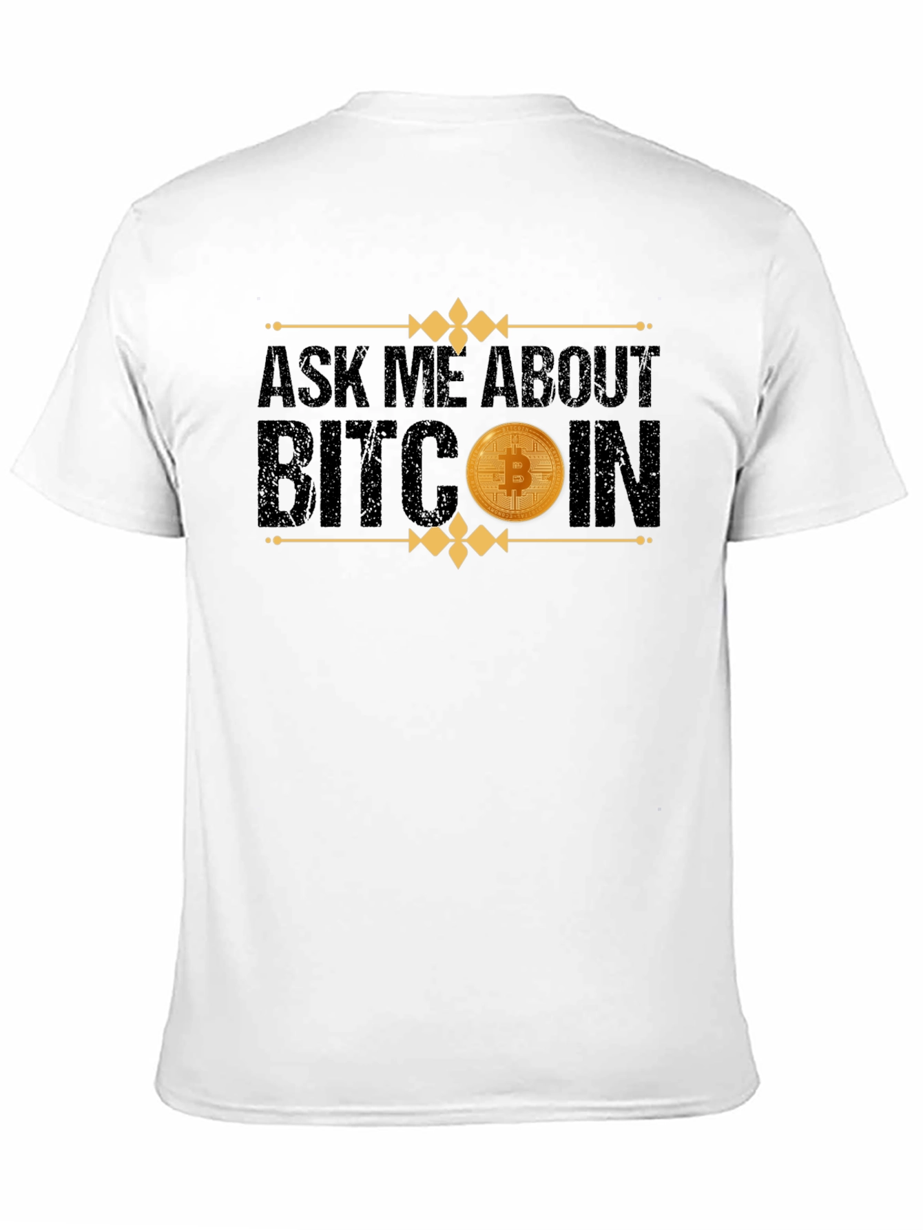Ask Me About Bitcoin Black T-Shirt