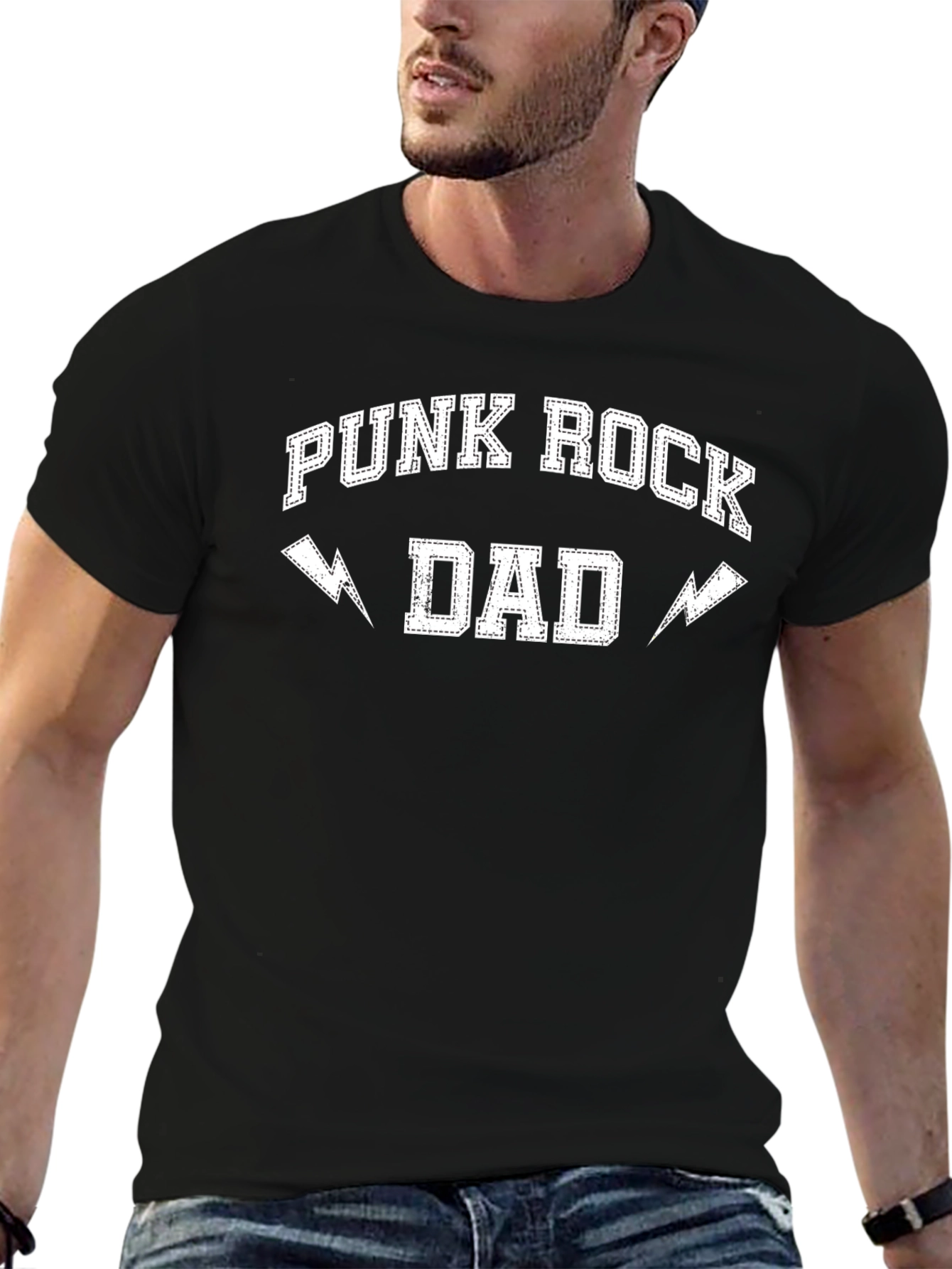 Punk Rock Dad T-Shirt - Black