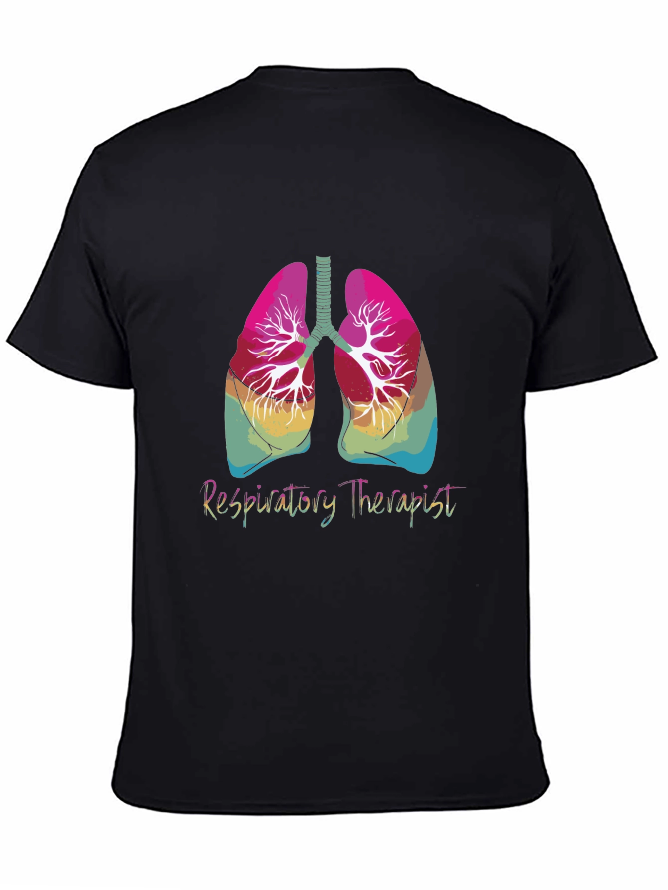 Respiratory Therapist Lungs Graphic Tee