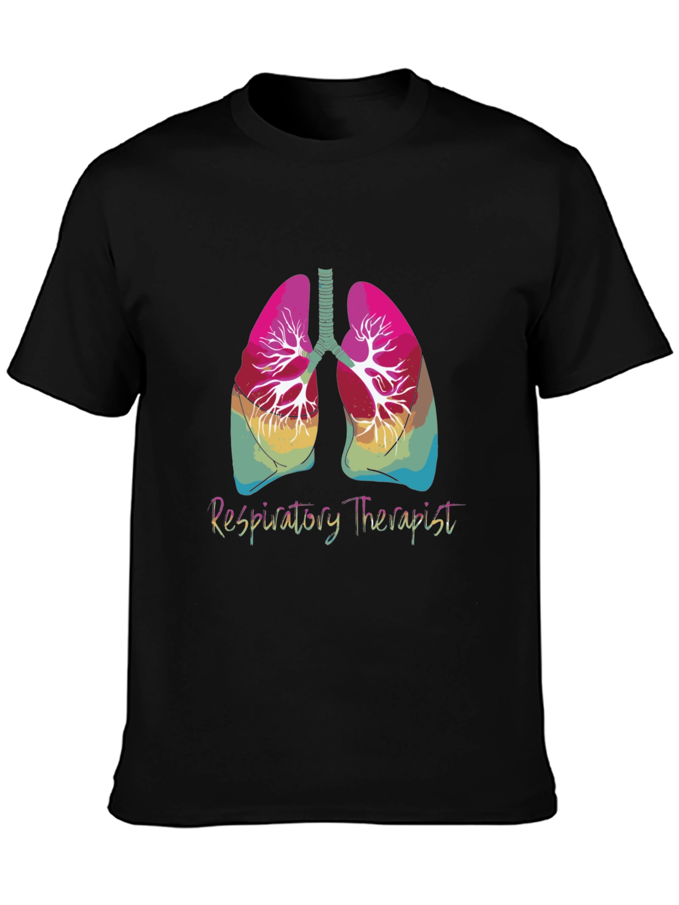 Respiratory Therapist Lungs Graphic Tee