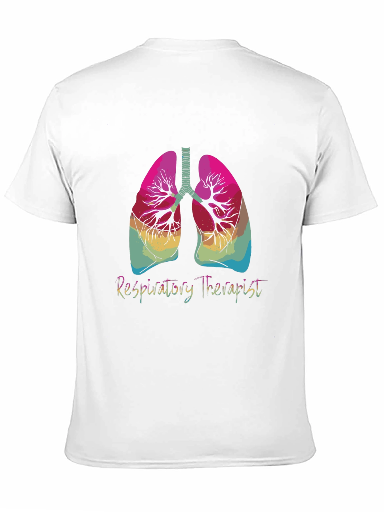 Respiratory Therapist Lungs Graphic Tee