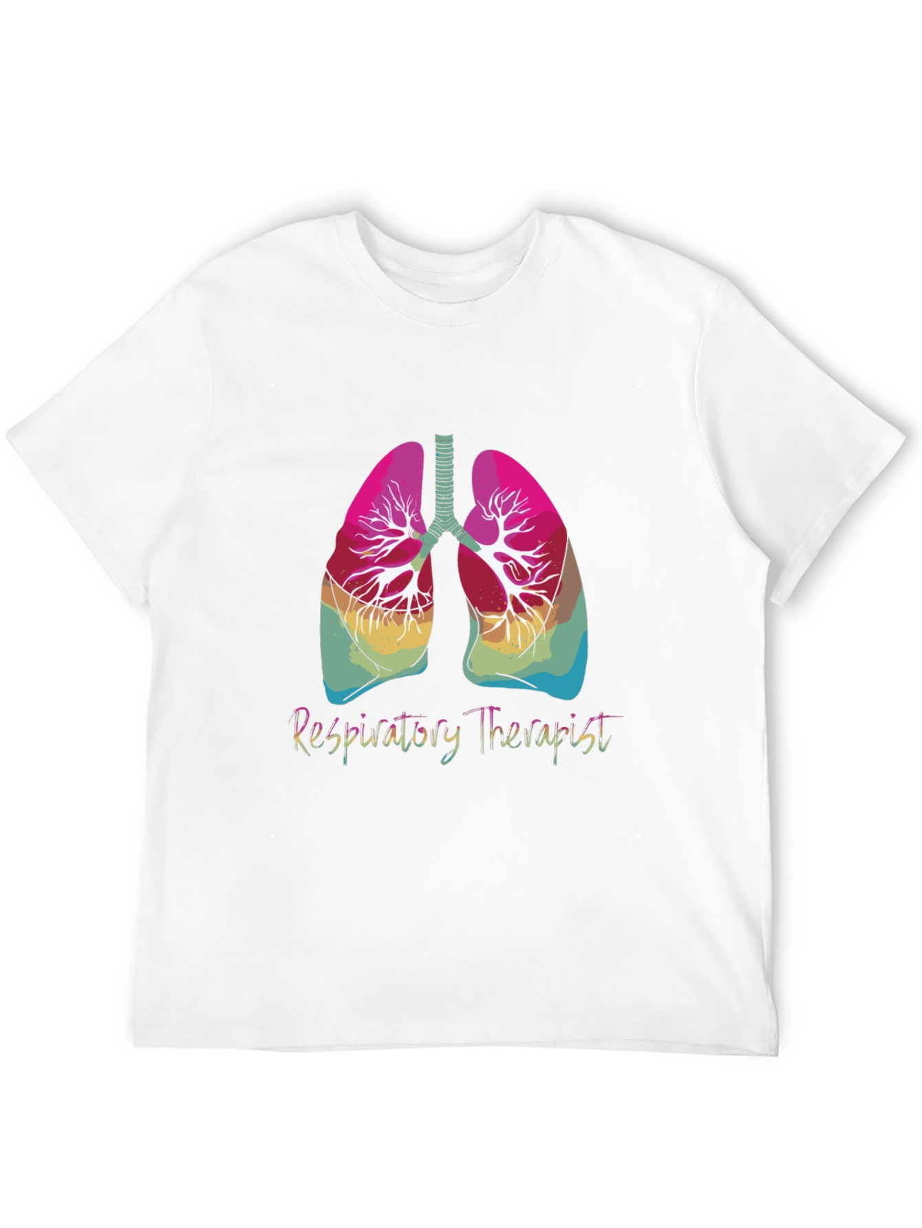 Respiratory Therapist Lungs Graphic Tee